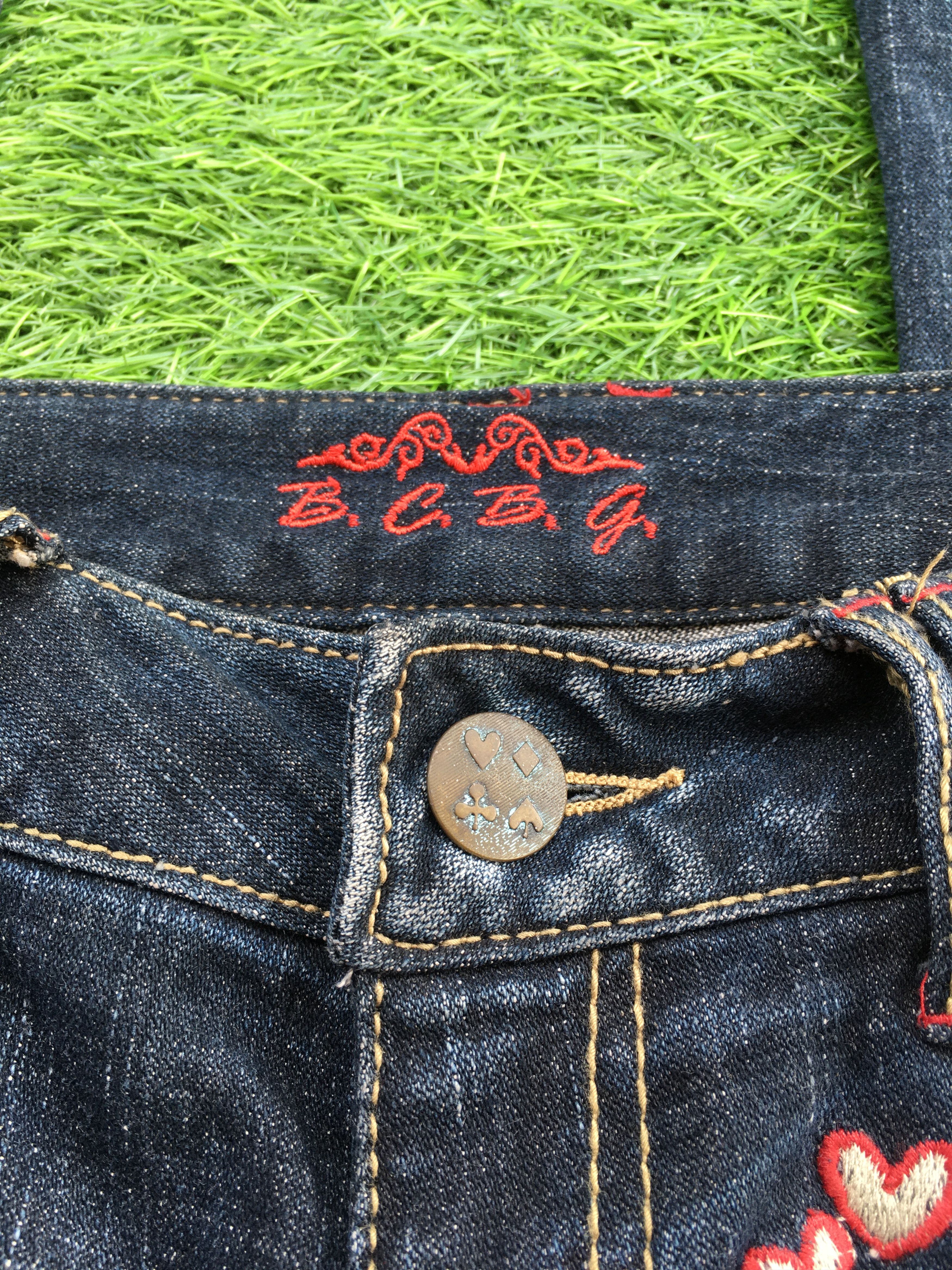 Japanese Brand Love Low Rise Kick Flare Bootcut Jeans D-1200 Size 25" / US 0 / IT 36 - 10 Thumbnail