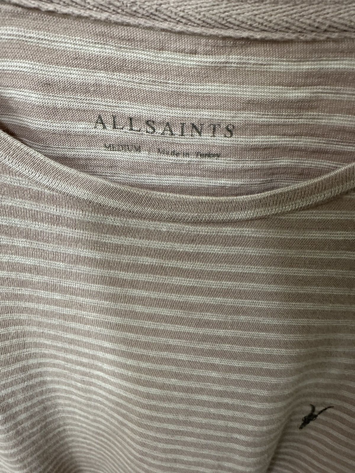Allsaints AllSaints Pink Striped shirt medium GREAT CONDITION Size US M / EU 48-50 / 2 - 2 Thumbnail