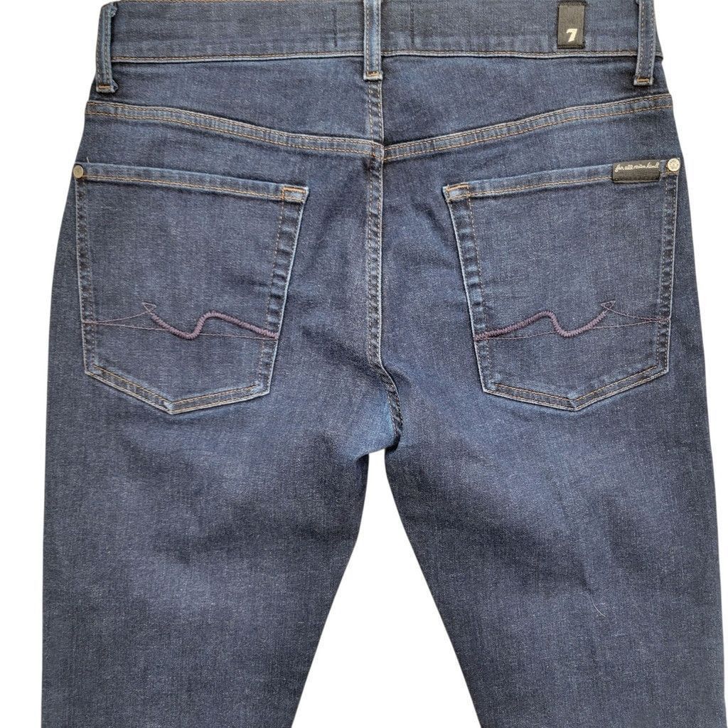 7 For All Mankind 7 For All Mankind LUXE PERFORMANCE Straight Capri Jeans 31 Size US 31 - 4 Thumbnail