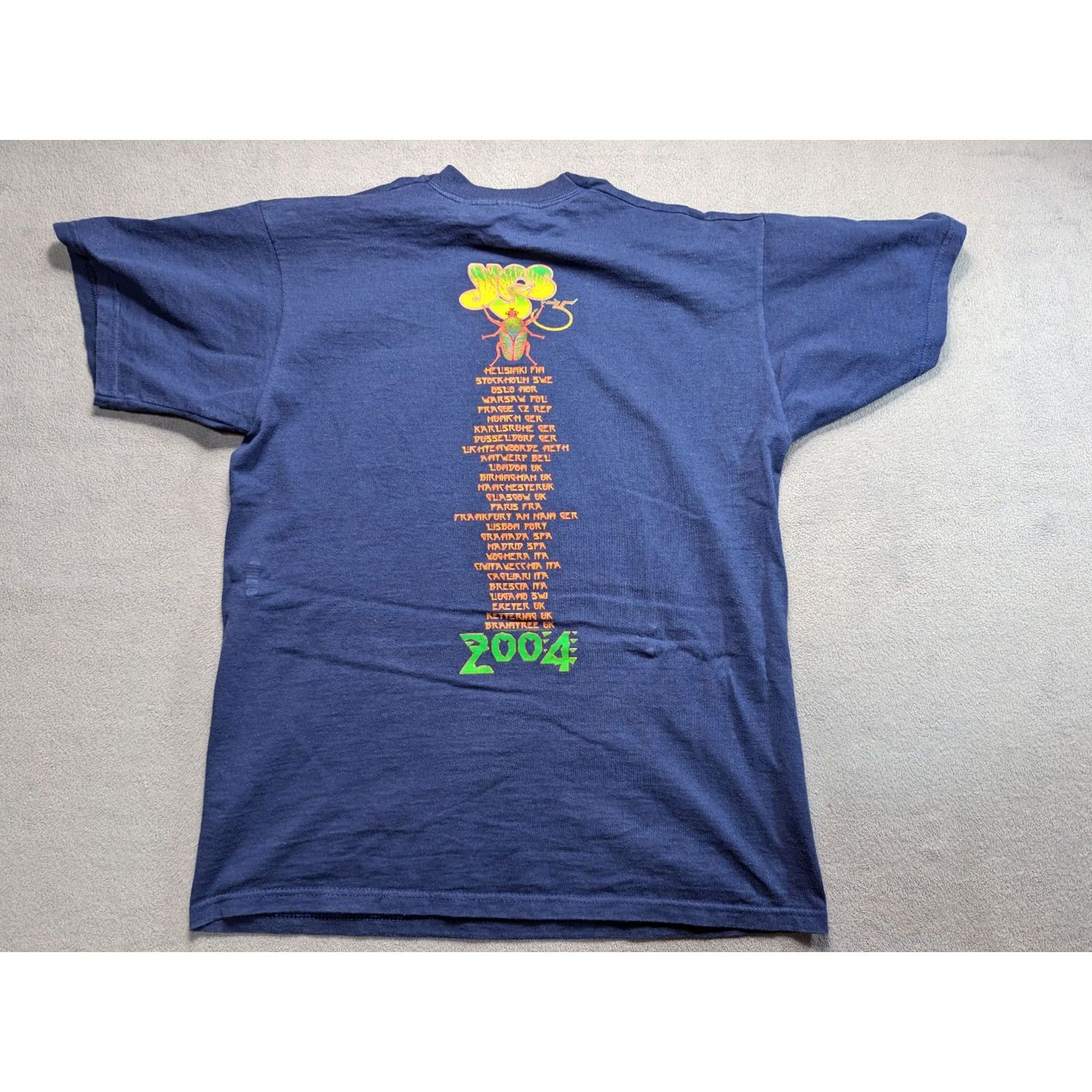 Fruit Of The Loom Yes Europe Tour 2004 Blue shirt Mens L T-Shirtshirt Europe Tour 2004 Mens L Bleu Multicolor Shirt Europe Tour 2004 Mens L Size US L / EU 52-54 / 3 - 2 Thumbnail