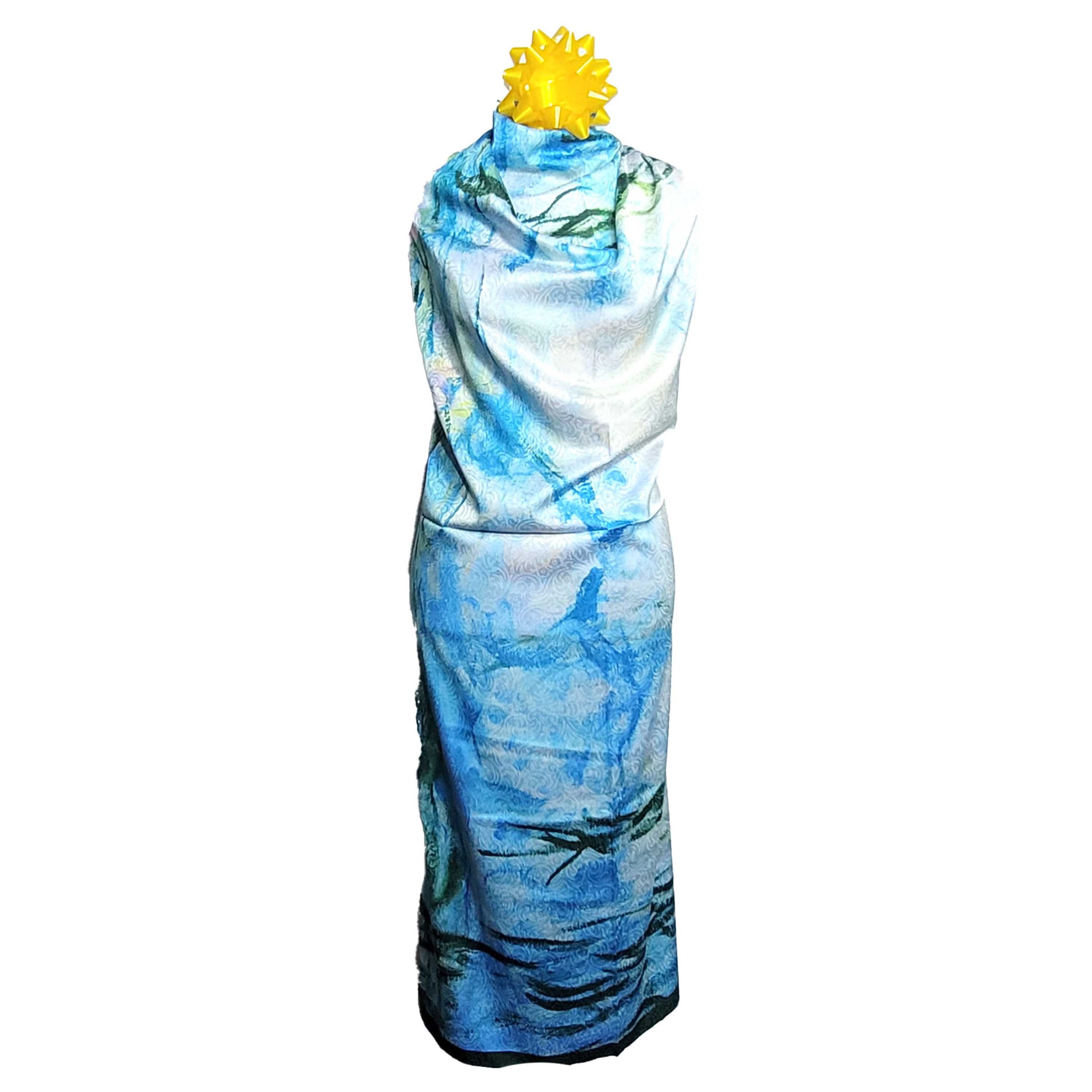Other NWT Double Sided Silk Scarf 52"x52" Large Square Wrap 3209 Size ONE SIZE - 7 Thumbnail