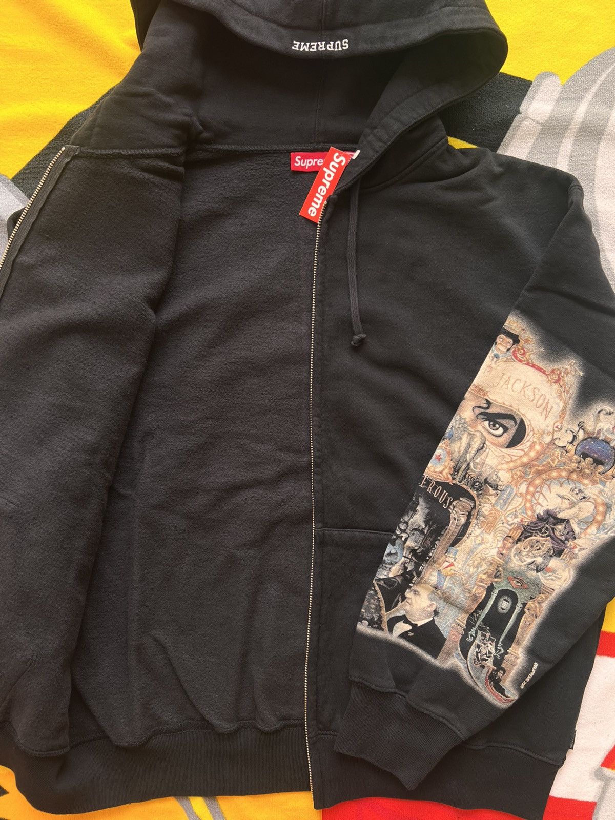 Supreme Supreme Michael Jackson Dangerous Zip Up Hooded Sweatshirt Size US XL / EU 56 / 4 - 20 Thumbnail