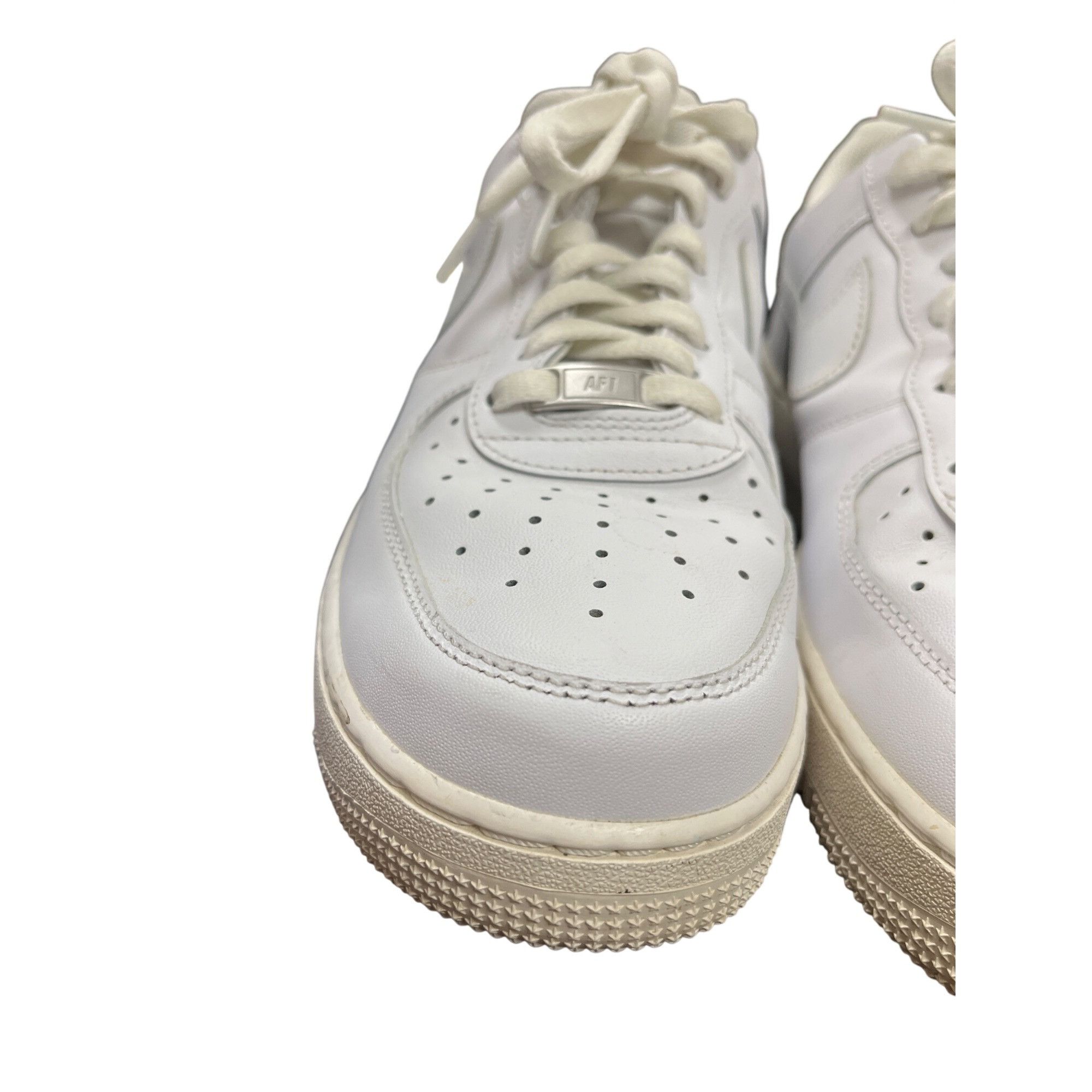 Nike Nike Air Force trip white mens low casual athletic sneakers Size US 10.5 / EU 43-44 - 12 Thumbnail