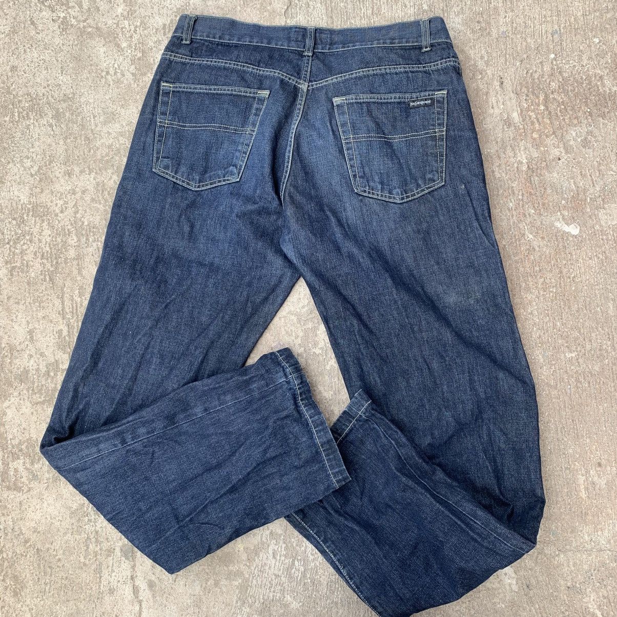 Yves Saint Laurent Vintage YSL Denim Jeans Waist 34 Size US 34 / EU 50 - 4 Thumbnail