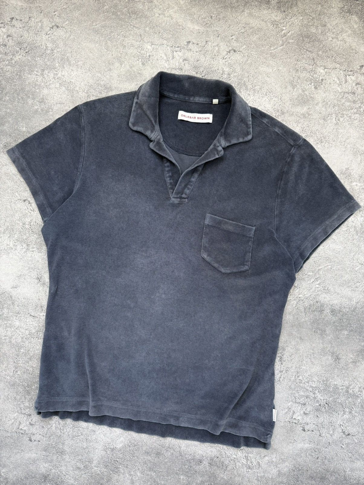 Orlebar Brown Orlebar Brown Velour Polo T-Shirt Luxury Old Money Size US L / EU 52-54 / 3 - 6 Thumbnail