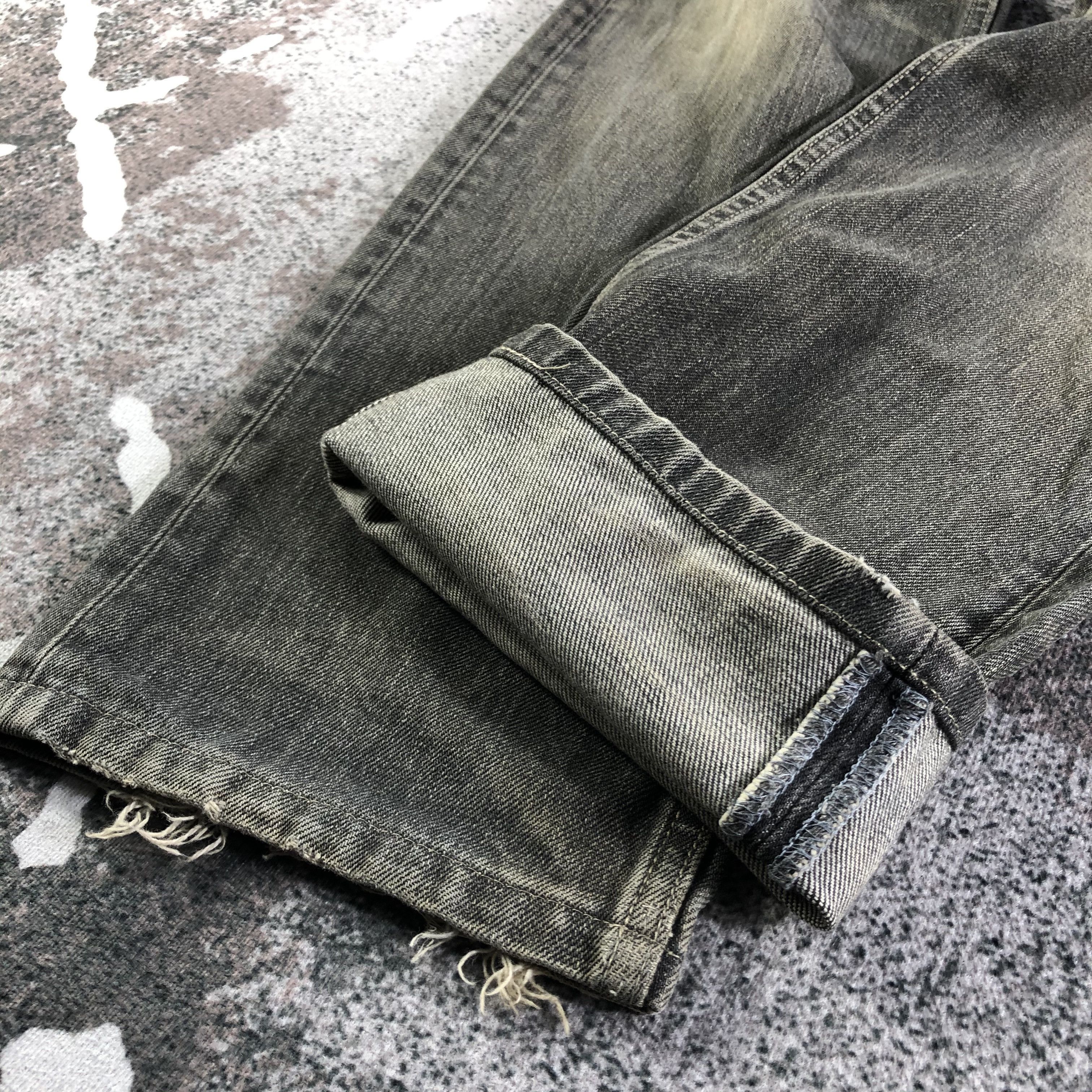 Japanese Brand Spellbound Jeans Rusty Black Denim KJ2493 Size US 30 / EU 46 - 6 Thumbnail
