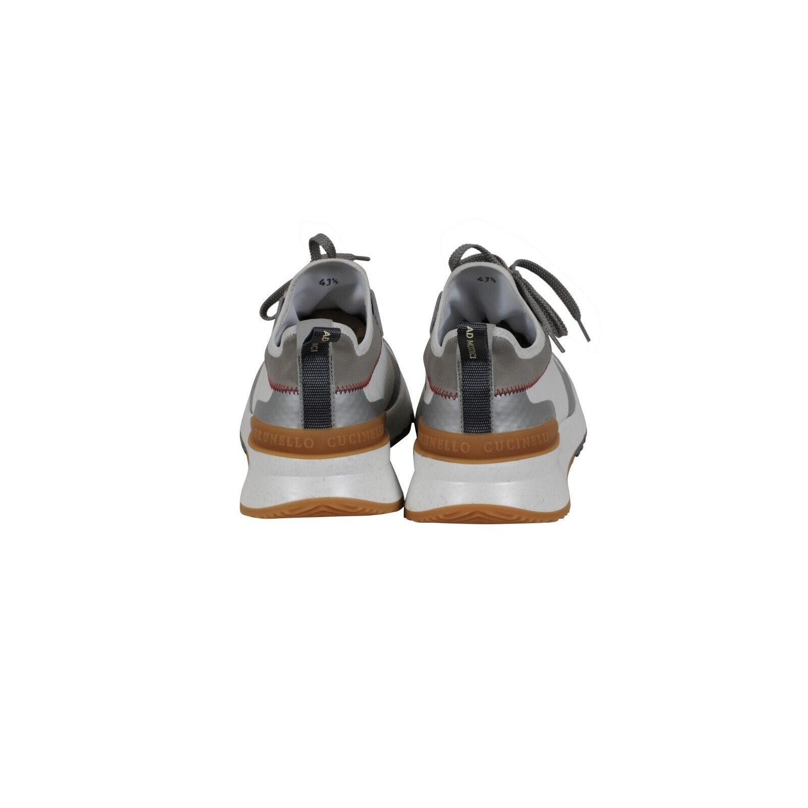 Brunello Cucinelli Panelled Lace Up Sneakers - 02204 Size US 10.5 / EU 43-44 - 6 Thumbnail