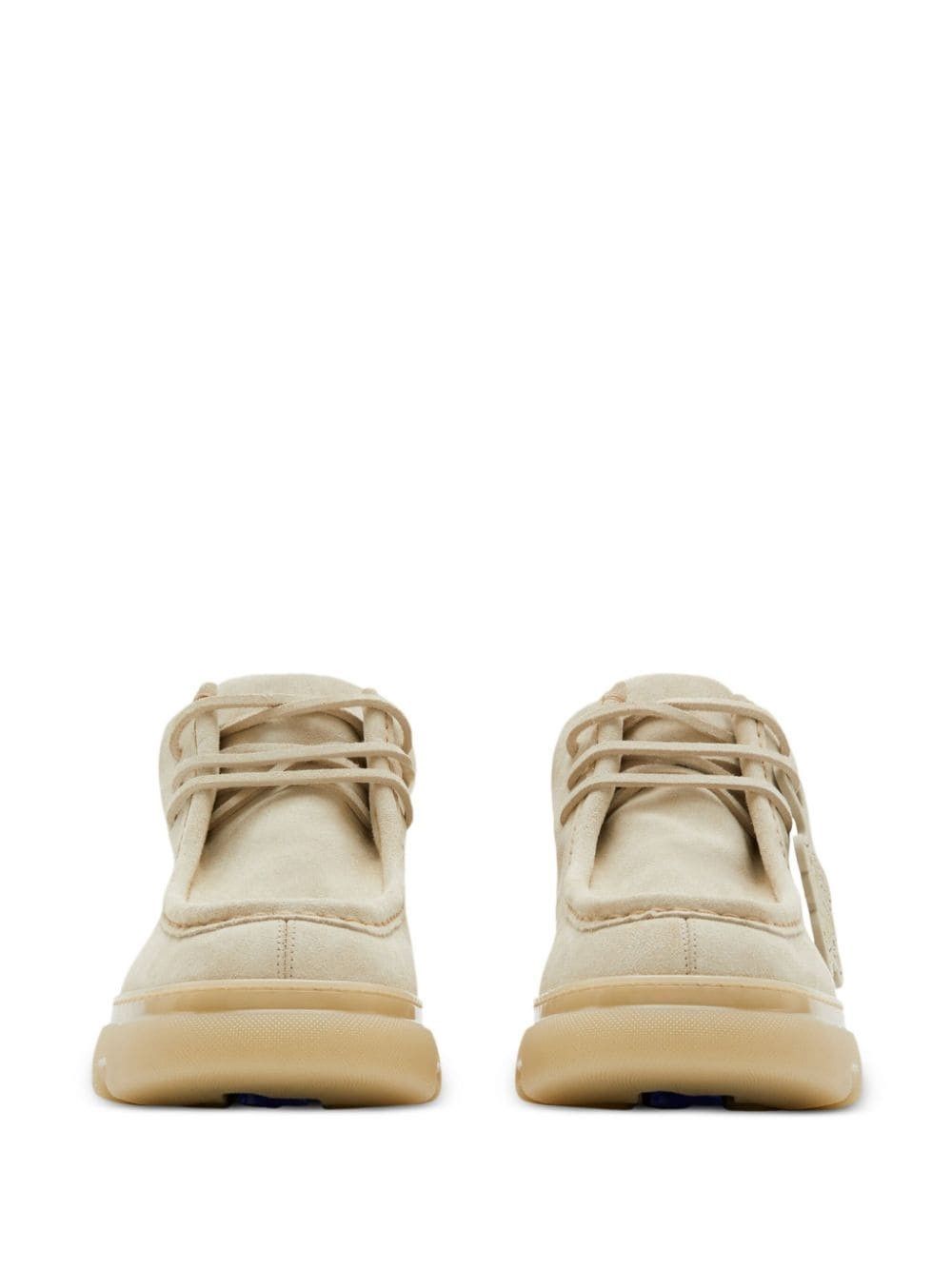 Burberry o1w1db10125 Suede Creeper Mid Shoes in Beige Size US 11.5 / EU 44-45 - 2 Thumbnail