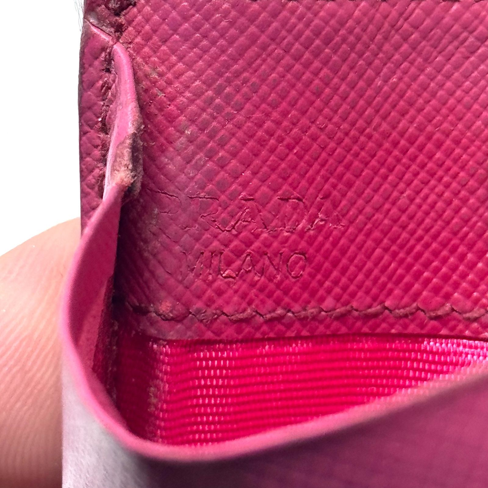 Prada Prada Pink Cardholder Wallet Size ONE SIZE - 9 Thumbnail