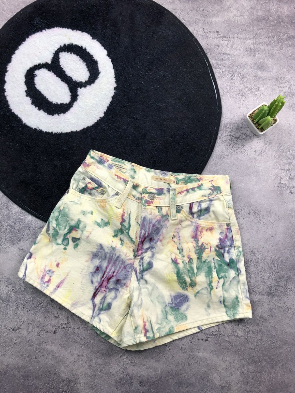 Levi's LEVIS Hype Multicolour Rare Shorts Streetwear Crazy Y2k Size 28" / US 6 / IT 42 - 1 Thumbnail