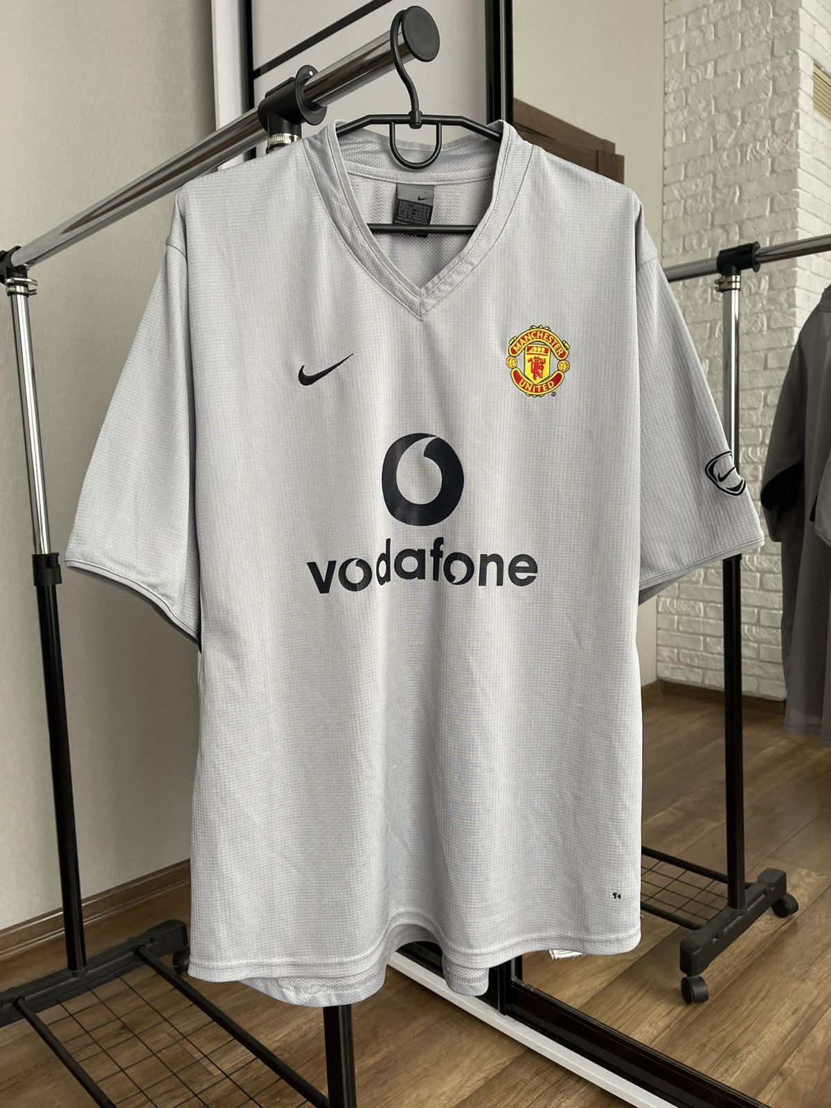 Nike Nike Manchester United Vintage Soccer Jersey T-Shirt 2000s Size US L / EU 52-54 / 3 - 3 Thumbnail