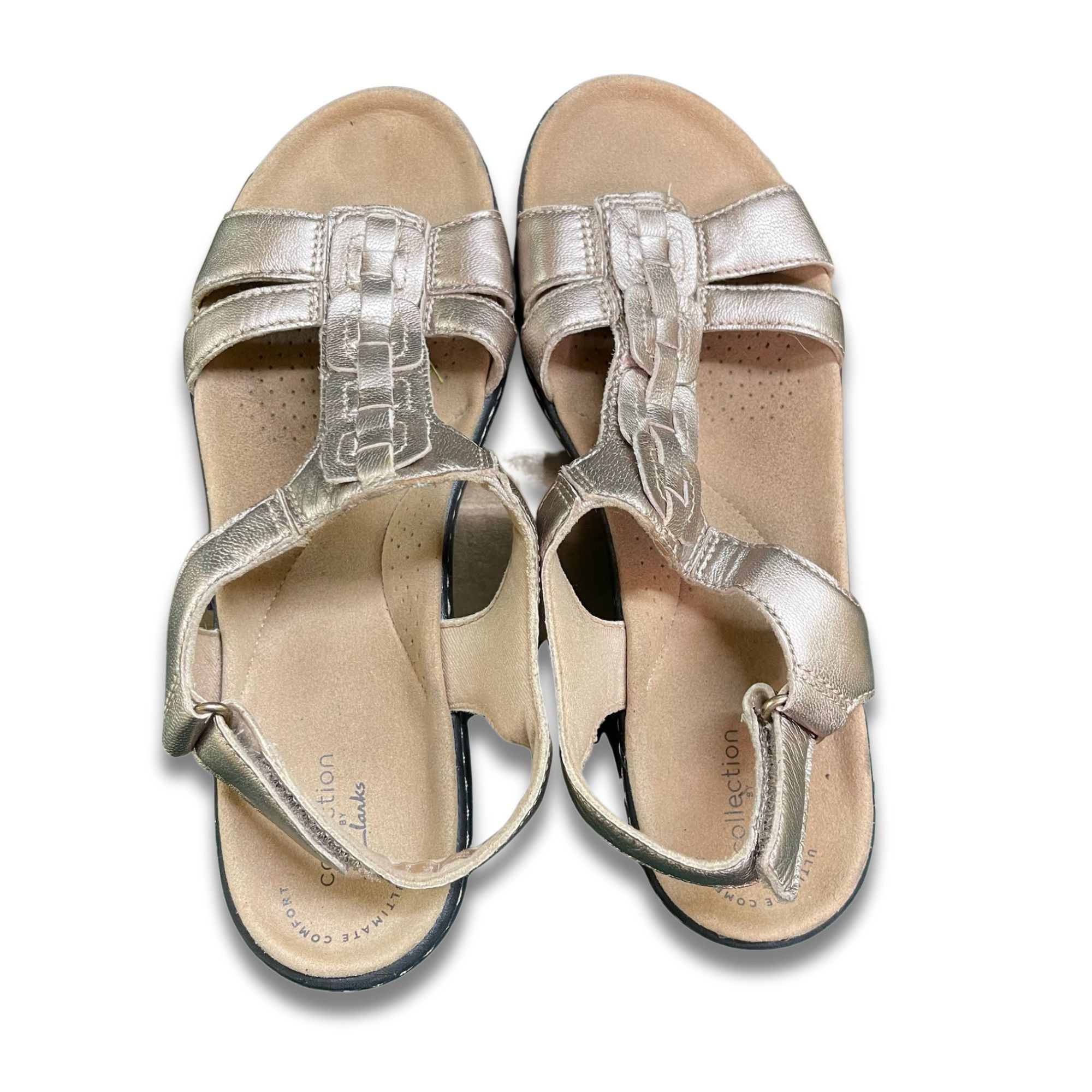 Clarks Clarks Laurieann Kay Womens Sandals Metallic Leather Adjusta Size US 6 / IT 36 - 4 Thumbnail