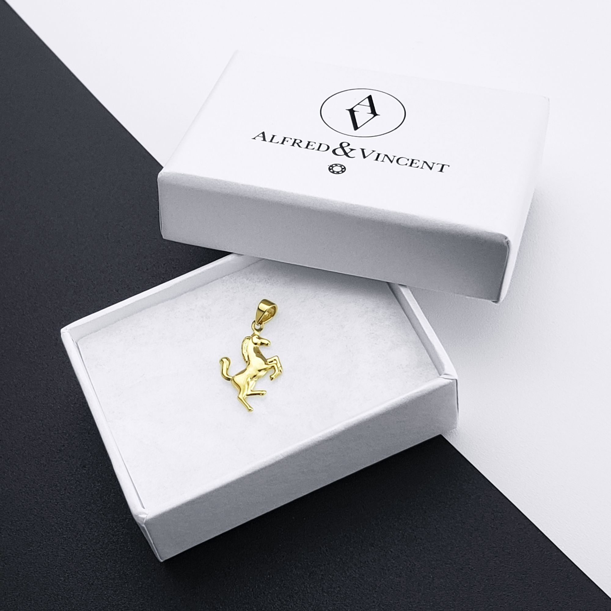 Other Rearing Stallion Mustang Horse Charm Pendant 14k Yellow Gold Size ONE SIZE - 1 Thumbnail