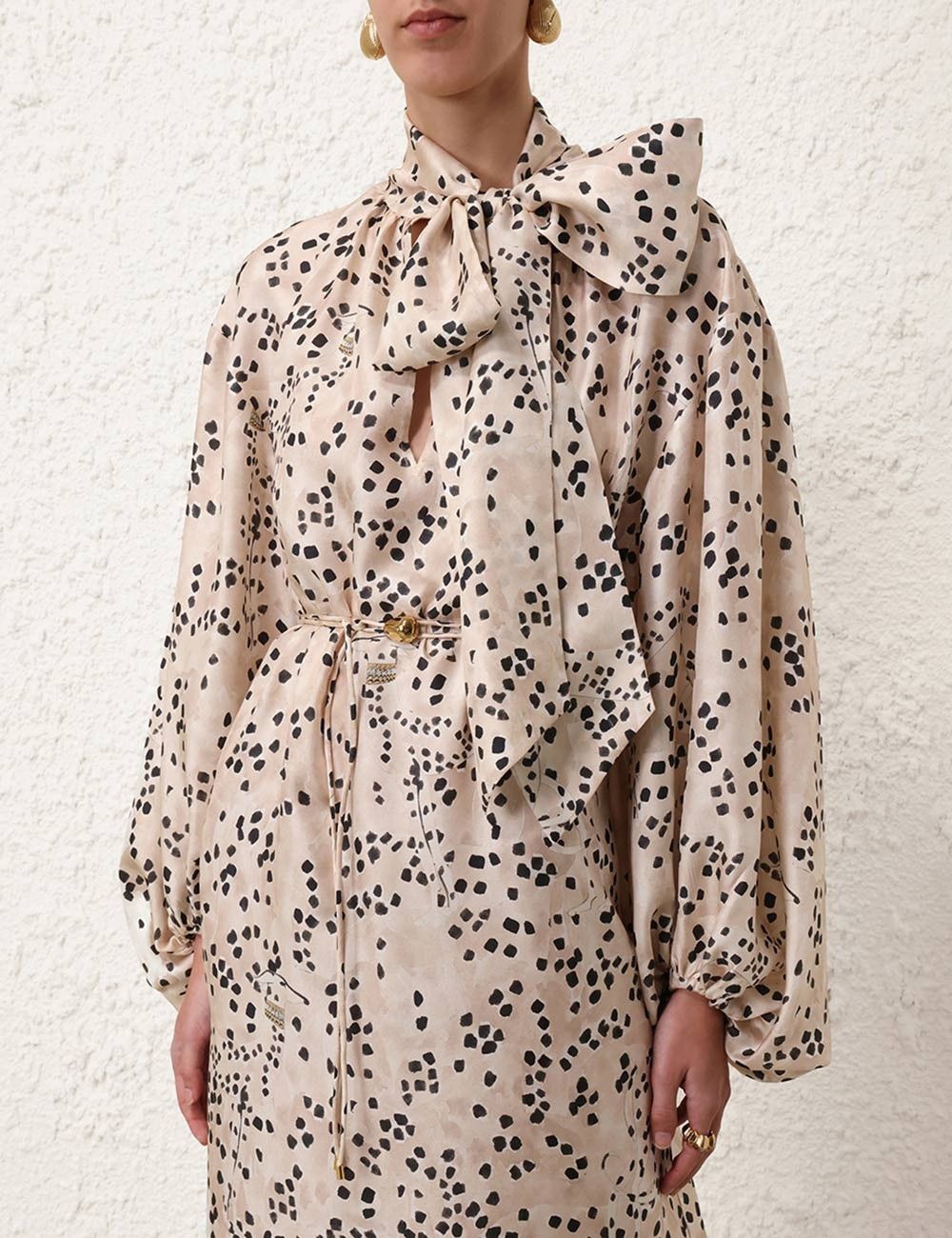 Zimmermann oc11z0925 Illustration Billow Dress in Multicolor Size XS / US 0-2 / IT 36-38 - 5 Thumbnail