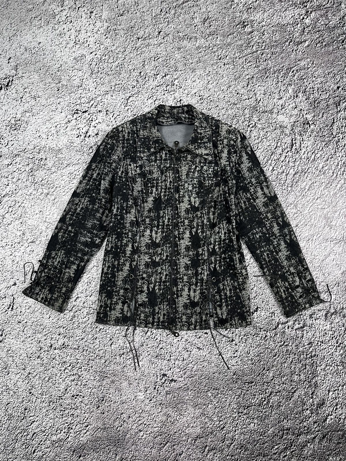 Vintage Vintage Y2K abstract blazer jacket avantgarde bondage Size L / US 10 / IT 46 - 1 Thumbnail