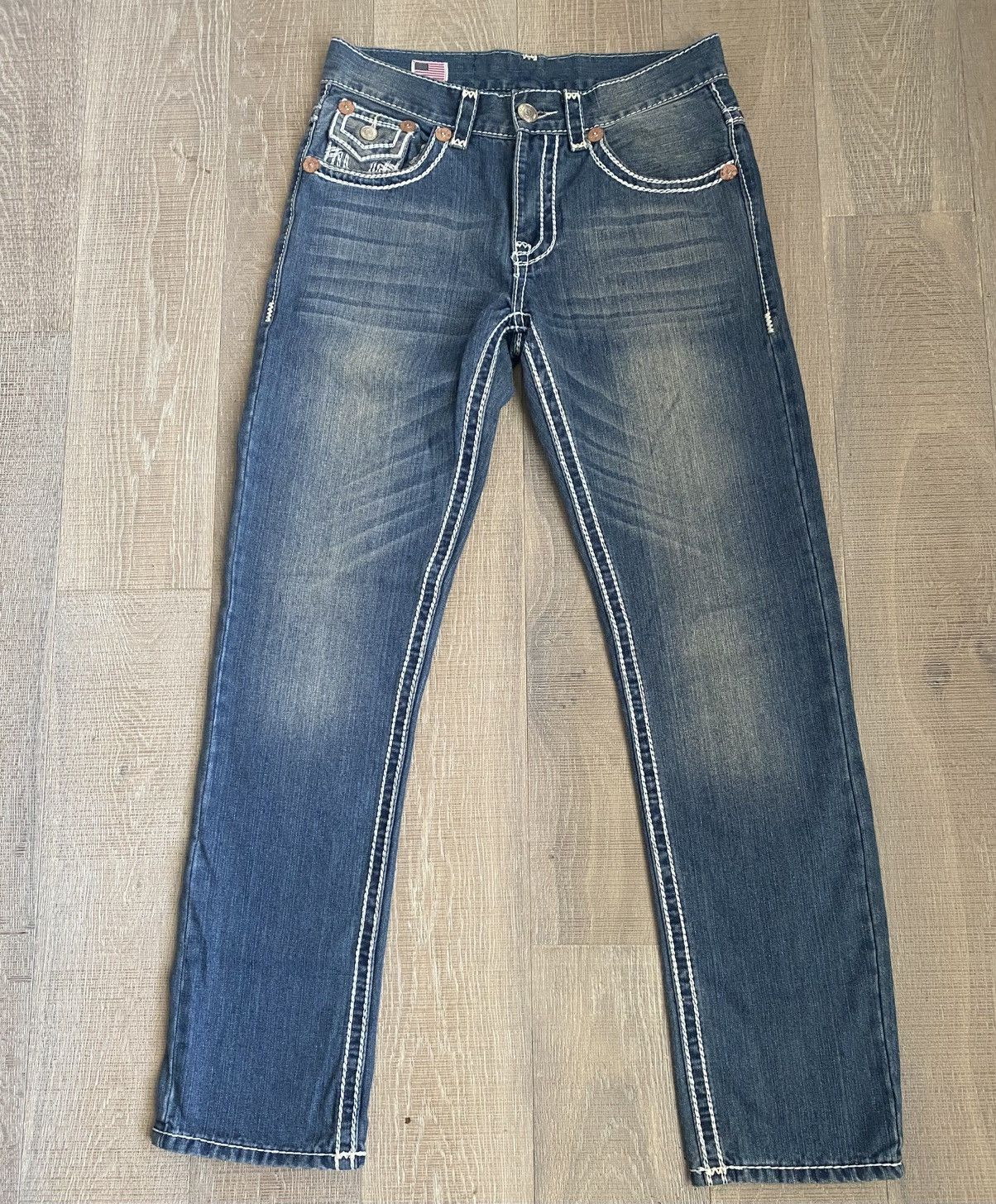 True Religion True Religion Super Joey T Jeans Size 32" / US 10 / IT 46 - 2 Thumbnail