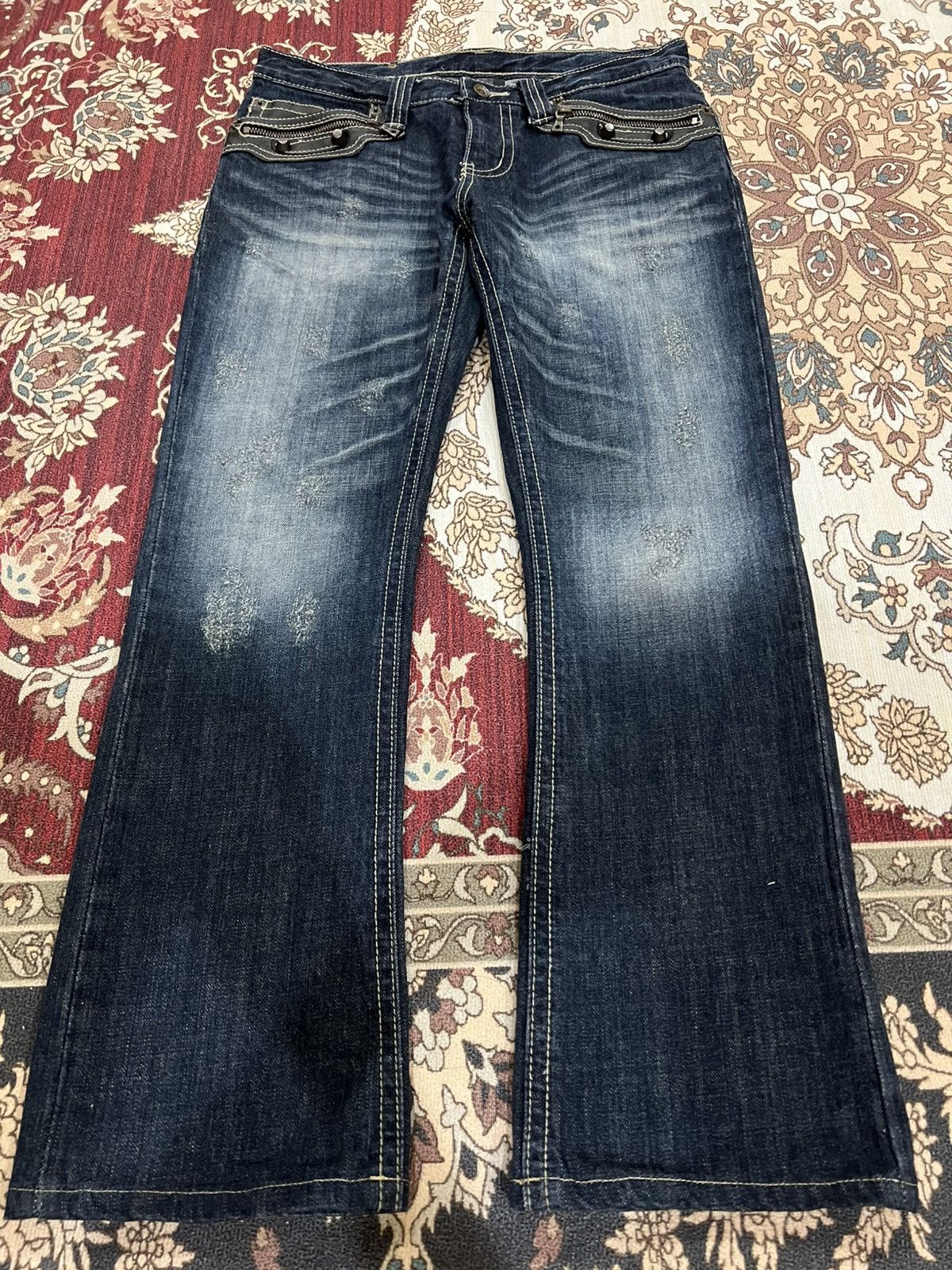 semanticdesign 💥Flare💥Vintage Semantic Designs Flare Denim Jean Size US 32 / EU 48 - 1 Thumbnail