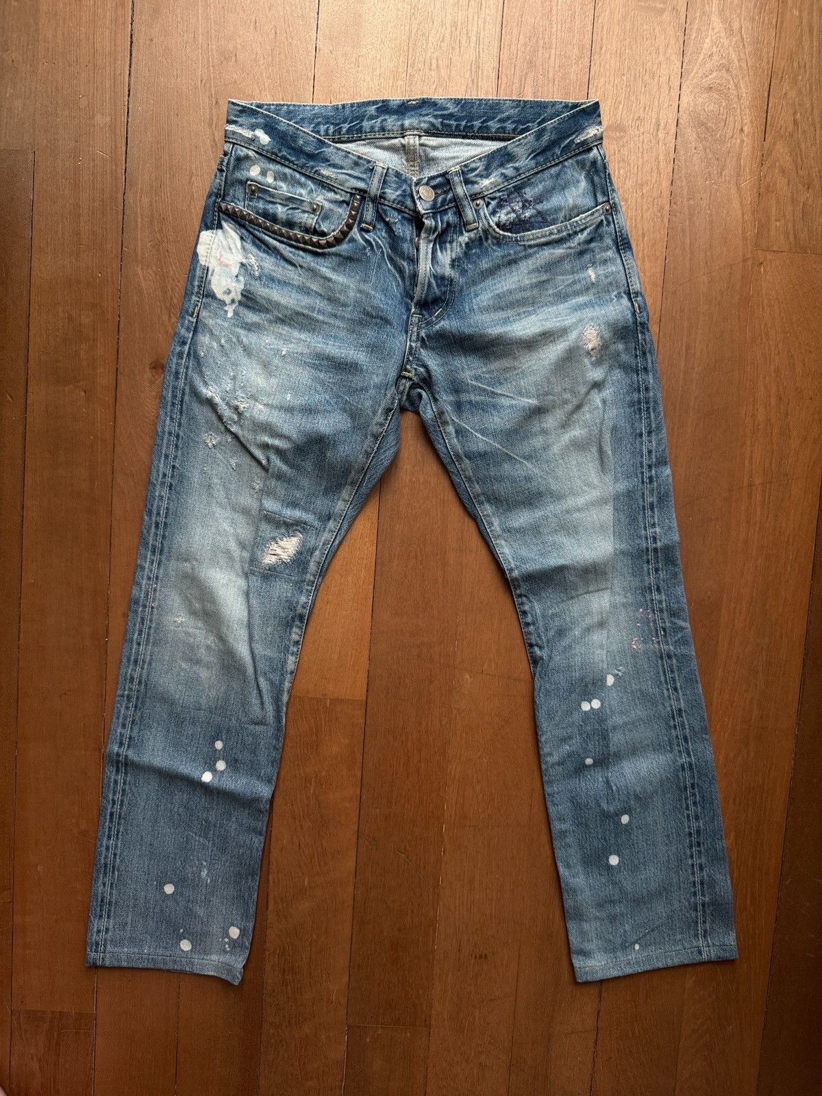 Hysteric Glamour Studded Jeans | Grailed