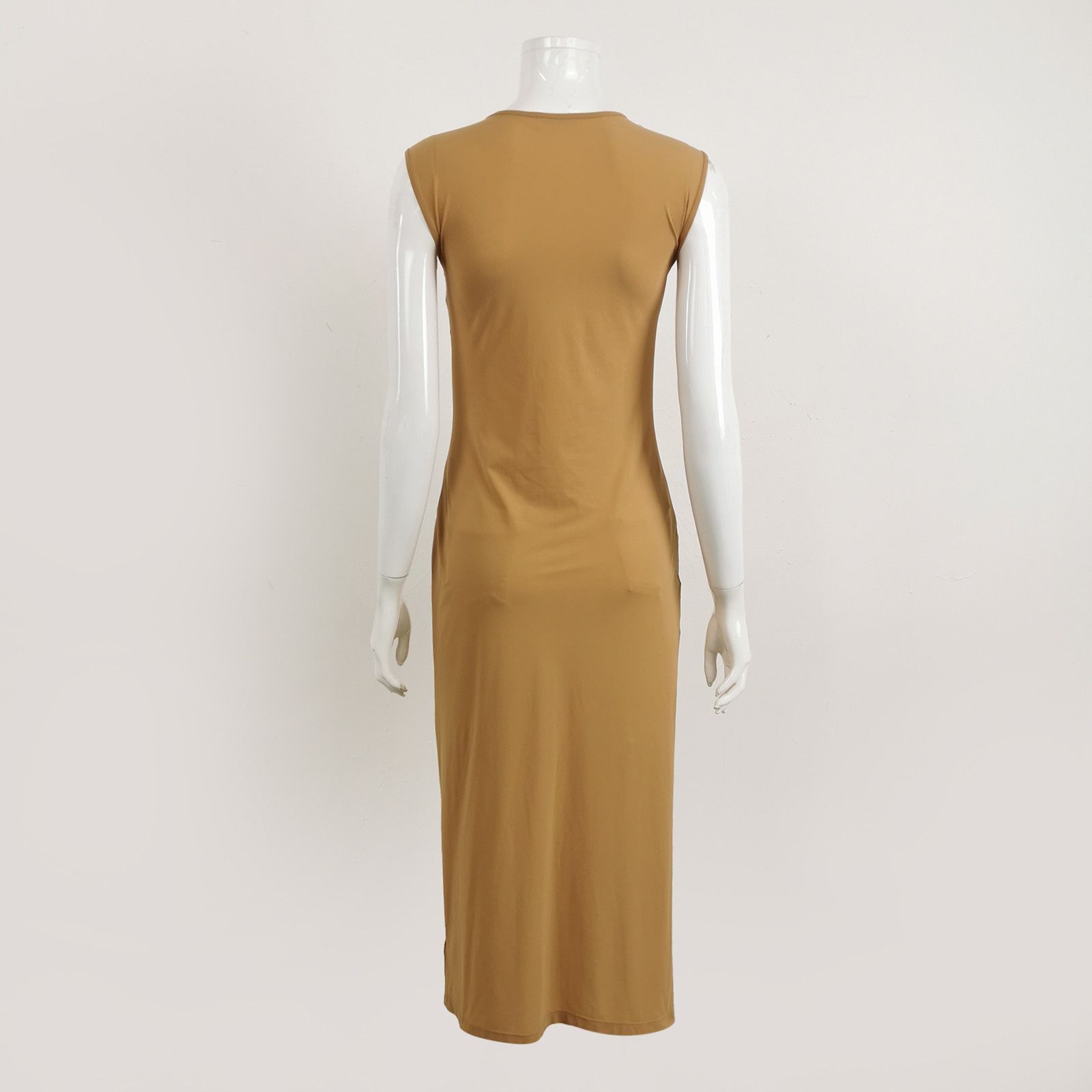 Jil Sander JIL SANDER JIL SANDER Solid color sleeveless round neck dr Size M / US 6-8 / IT 42-44 - 2 Thumbnail