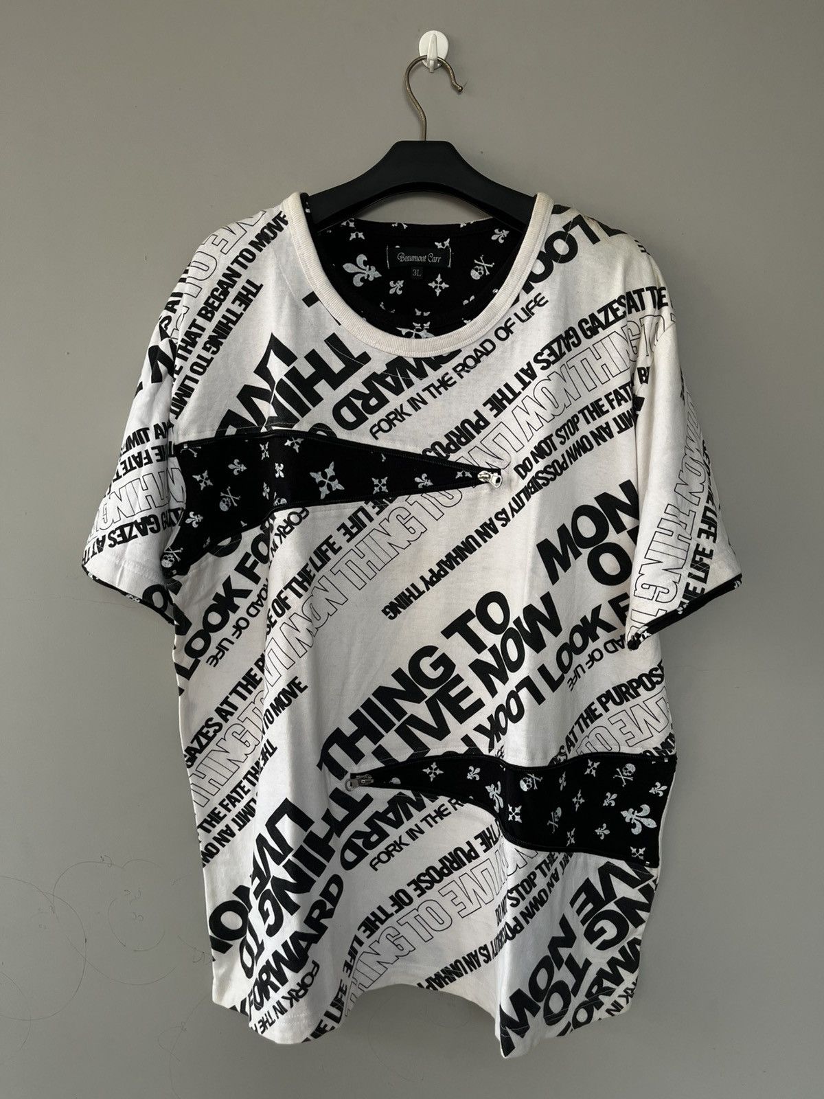 If Six Was Nine JAPANESE BEAUMERE POEM DOUBLE LAYER ZIPPER VKEI GOTHIC PUNK Size US XXL / EU 58 / 5 - 1 Thumbnail