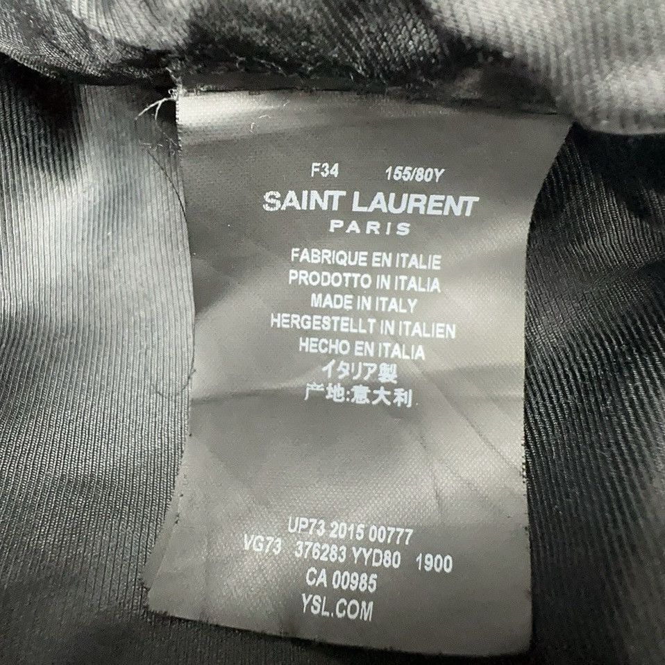 Saint Laurent Paris Saint Laurent black wool varsity jacket Size XXS / US 00 / IT 34 - 3 Thumbnail