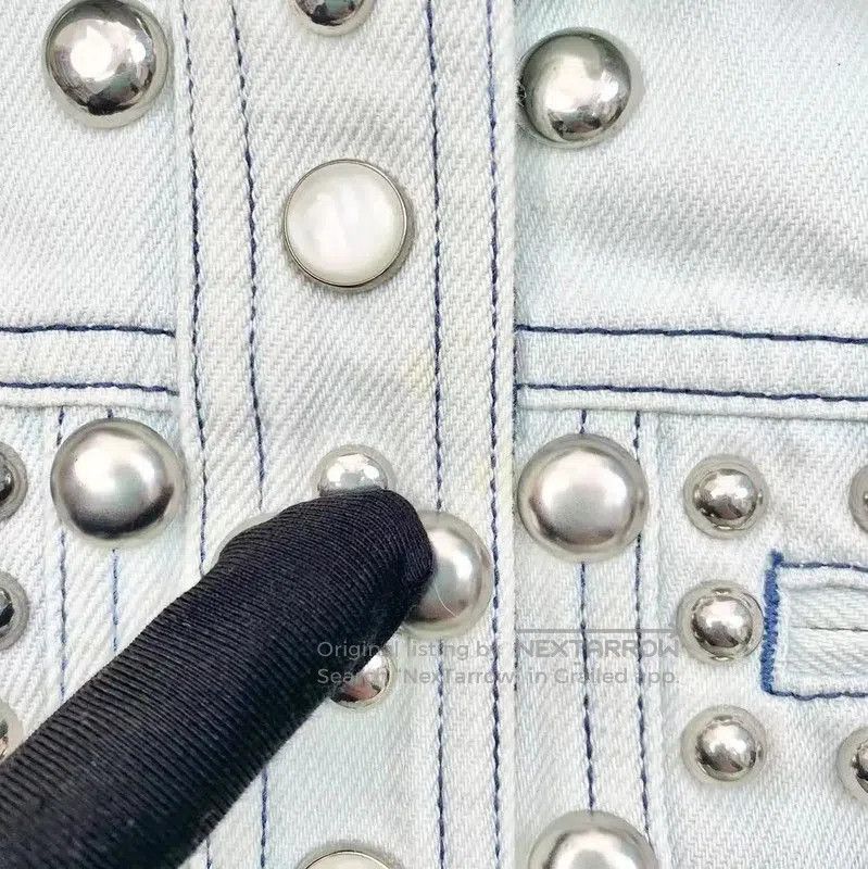Louis Vuitton Louis Vuitton Light Blue Cotton Jacket for Women . Size XXS / US 00 / IT 34 - 6 Thumbnail