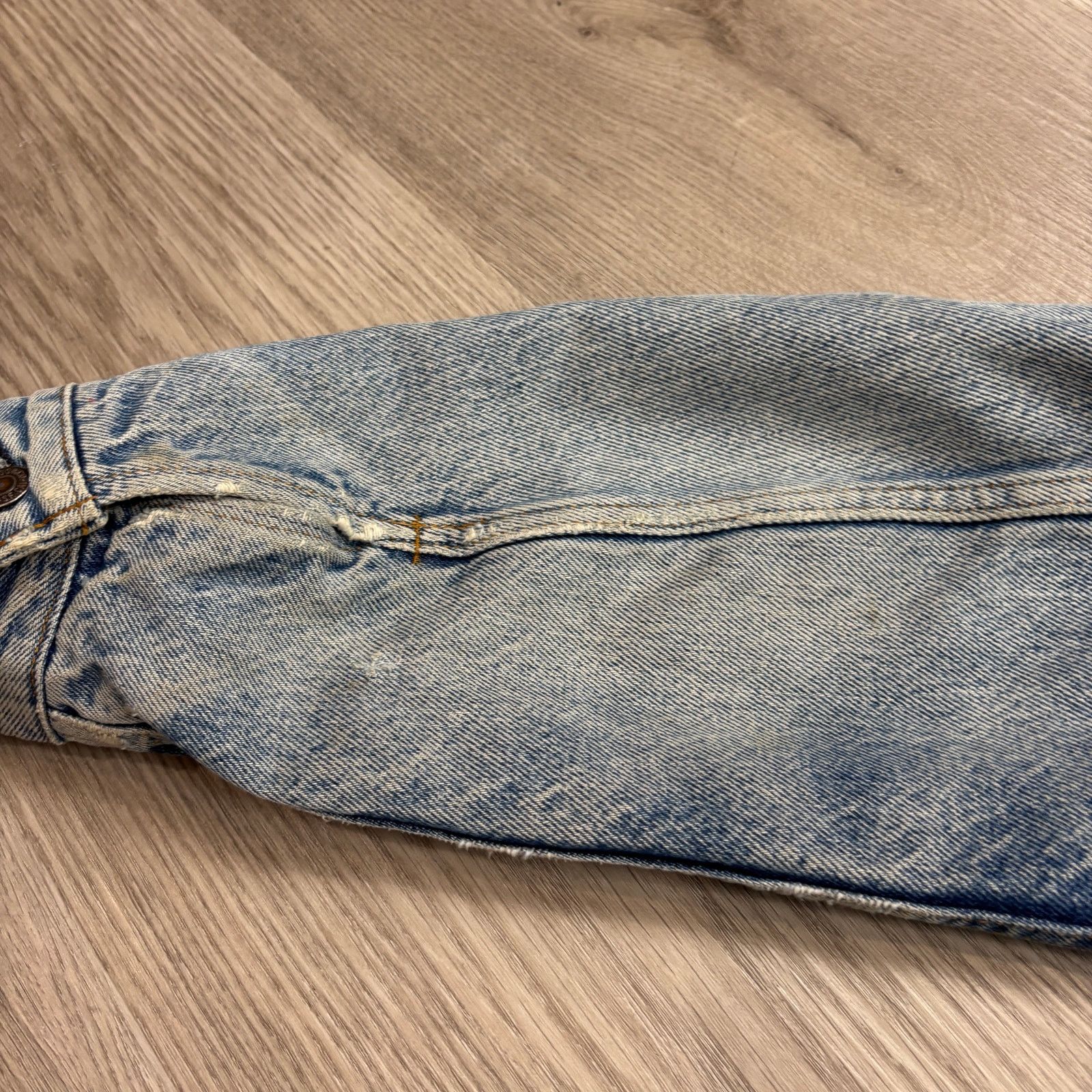 Levi's × Vintage VTG 80s Levi's 70411 9318 Flannel Lined Denim Jacket Men's M Size US M / EU 48-50 / 2 - 13 Thumbnail