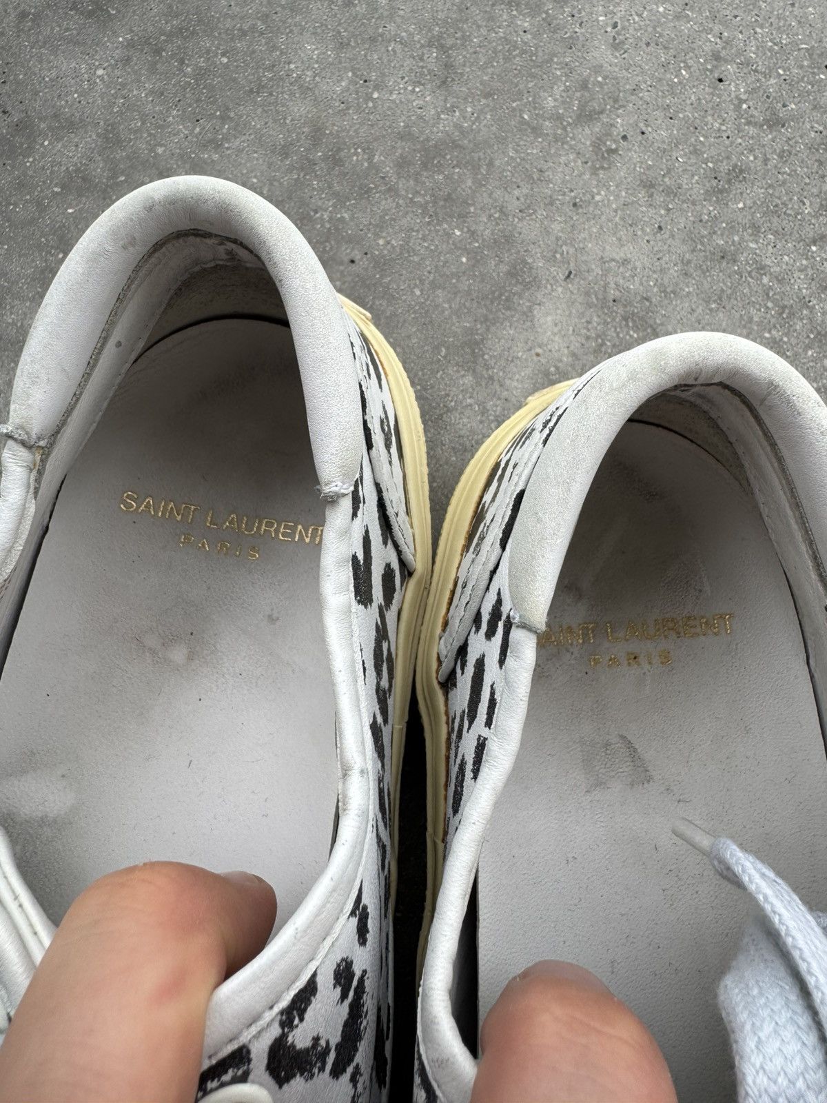 Designer × Hedi Slimane × Saint Laurent Paris SS16 Hedi Slimane Saint Laurent Babycat Skate 20 Sneakers Size US 6 / IT 36 - 5 Thumbnail