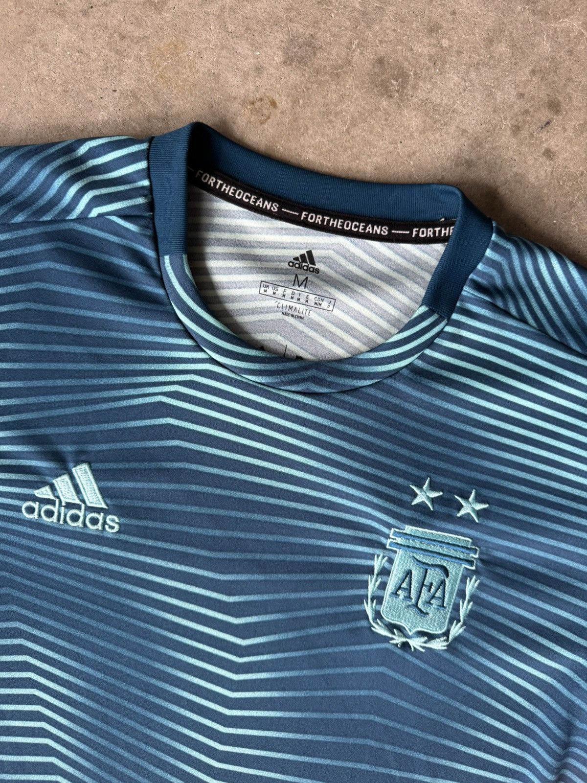 Adidas × Vintage Argentina Soccer Jersey by Adidas Size Medium Size US M / EU 48-50 / 2 - 2 Thumbnail