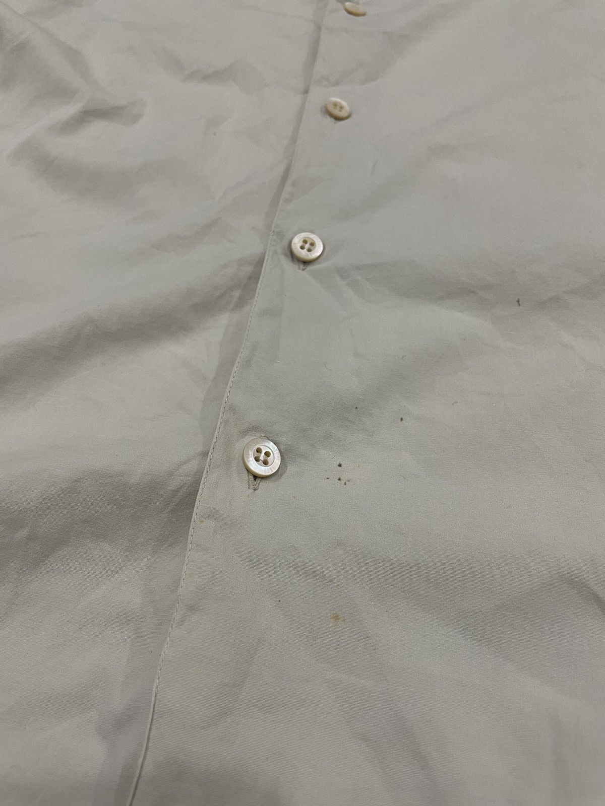 Miu Miu Miu Miu Elastane Khaki Button Up Shirt Size US M / EU 48-50 / 2 - 4 Thumbnail