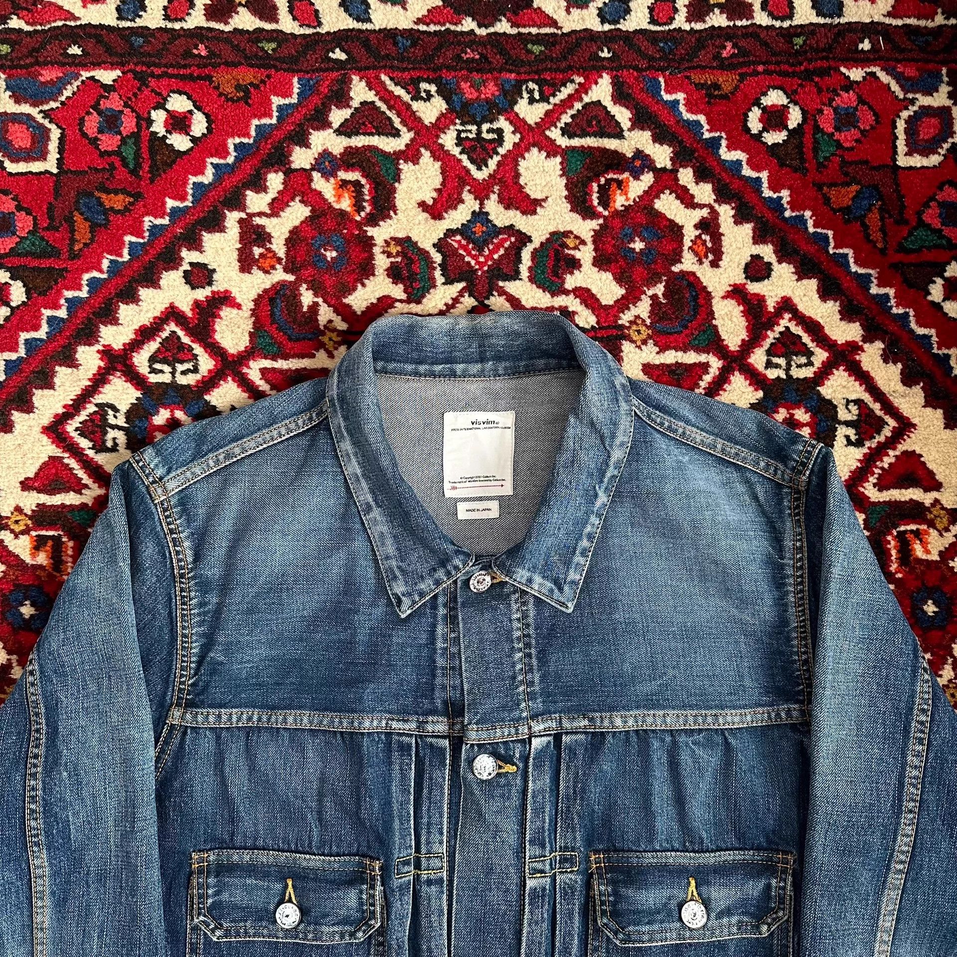 Visvim visvim 19aw 101 Dry1000 rare denim jacket size 4 Size US XL / EU 56 / 4 - 3 Thumbnail