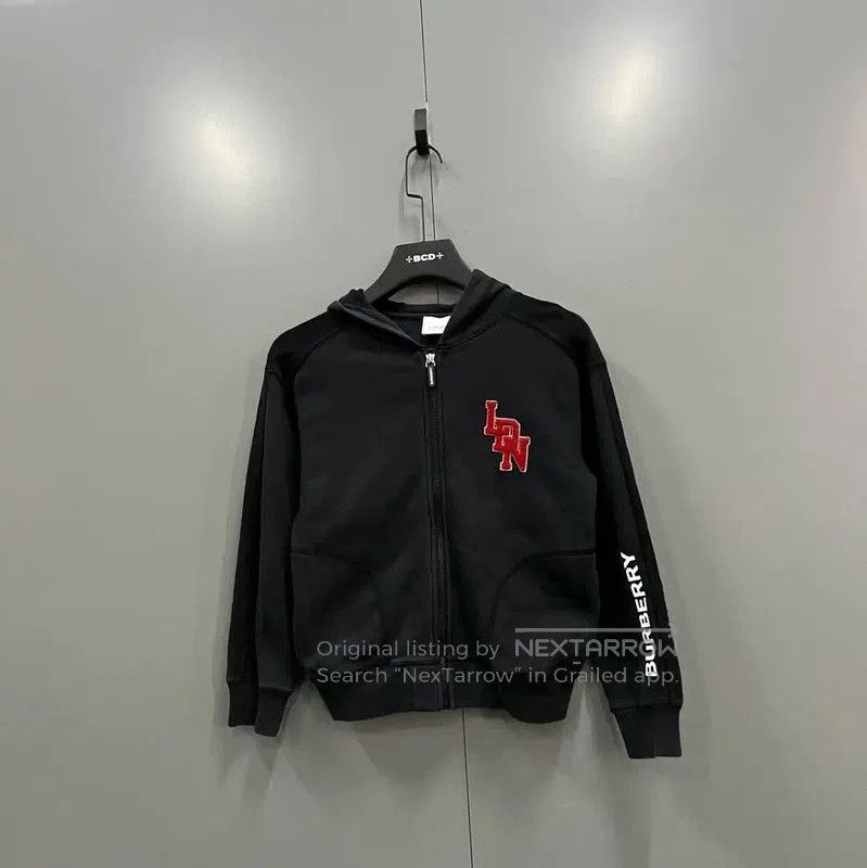 Burberry Burberry Black Cotton Embroidered Jacket for Women. Size XXS / US 00 / IT 34 - 1 Thumbnail