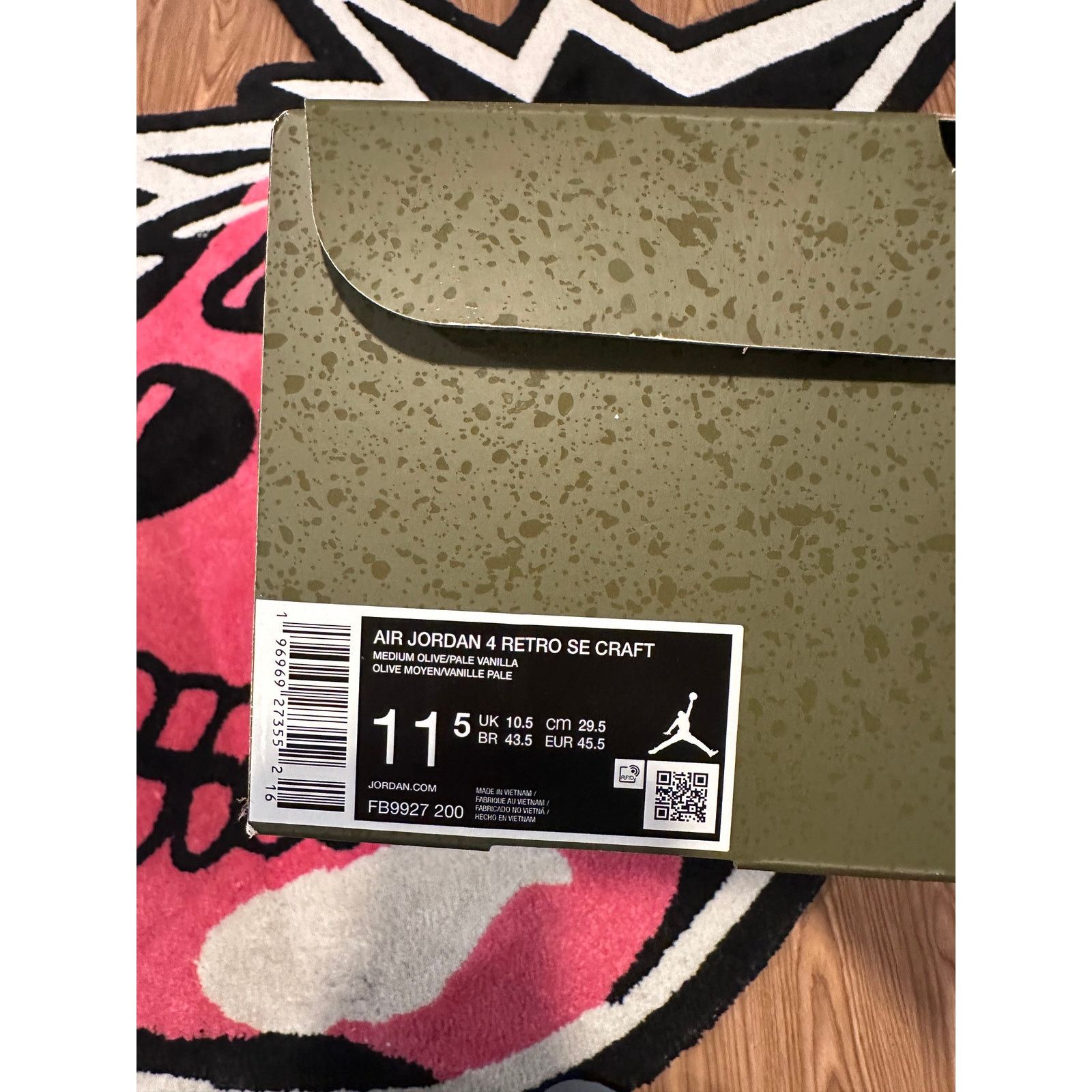 Jordan Brand Jordan 4 Retro SE Craft Medium Olive - Size 11.5 - Brand New Size US 11.5 / EU 44-45 - 7 Thumbnail
