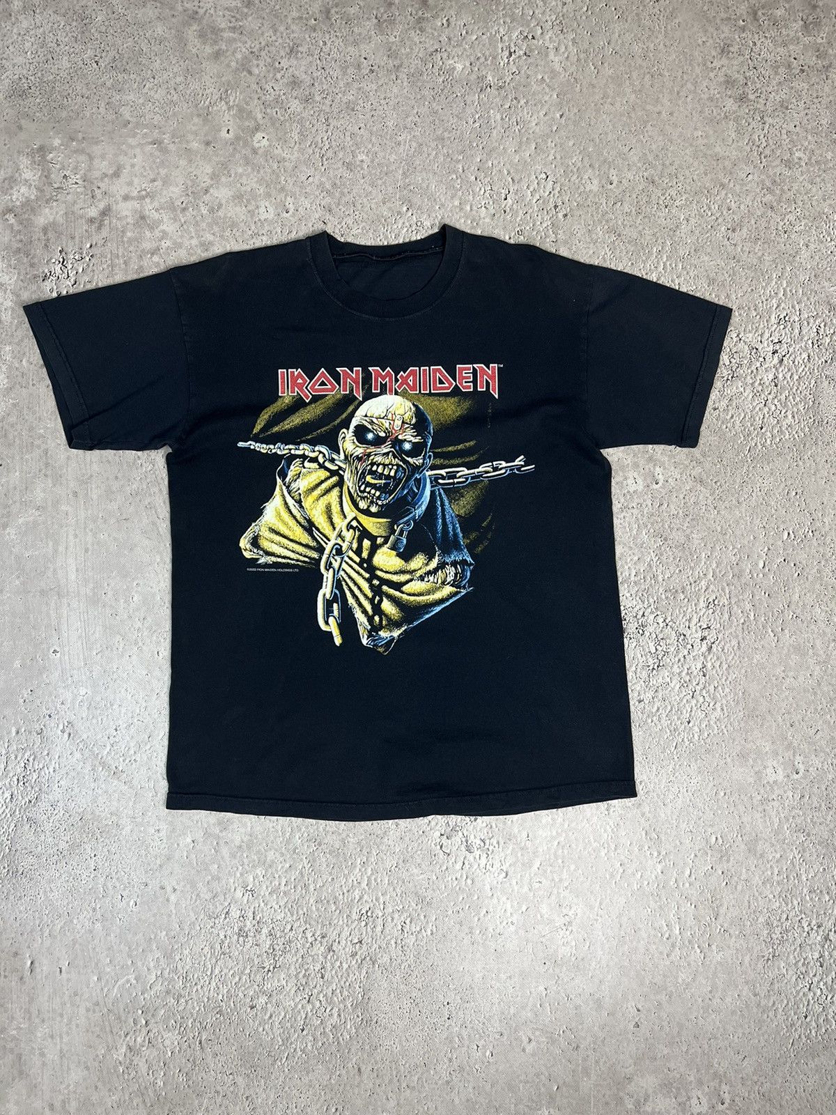Band Tees × Iron Maiden × Vintage 00s Iron Maiden TOUR 2003 t shirt Faded BOXY Size US L / EU 52-54 / 3 - 1 Thumbnail