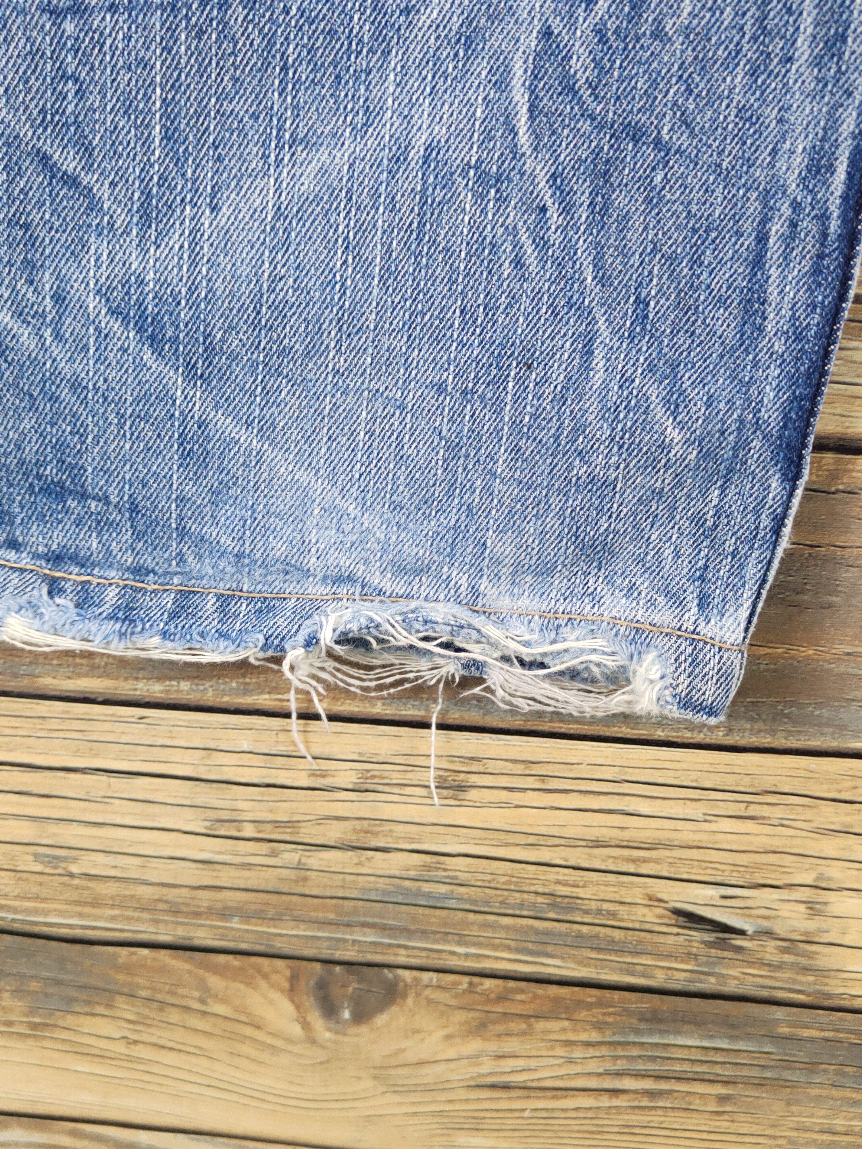 Japanese Brand Japanese Brand Dark Blue Distressed Ripped Jeans #W1697 Size US 34 / EU 50 - 9 Thumbnail