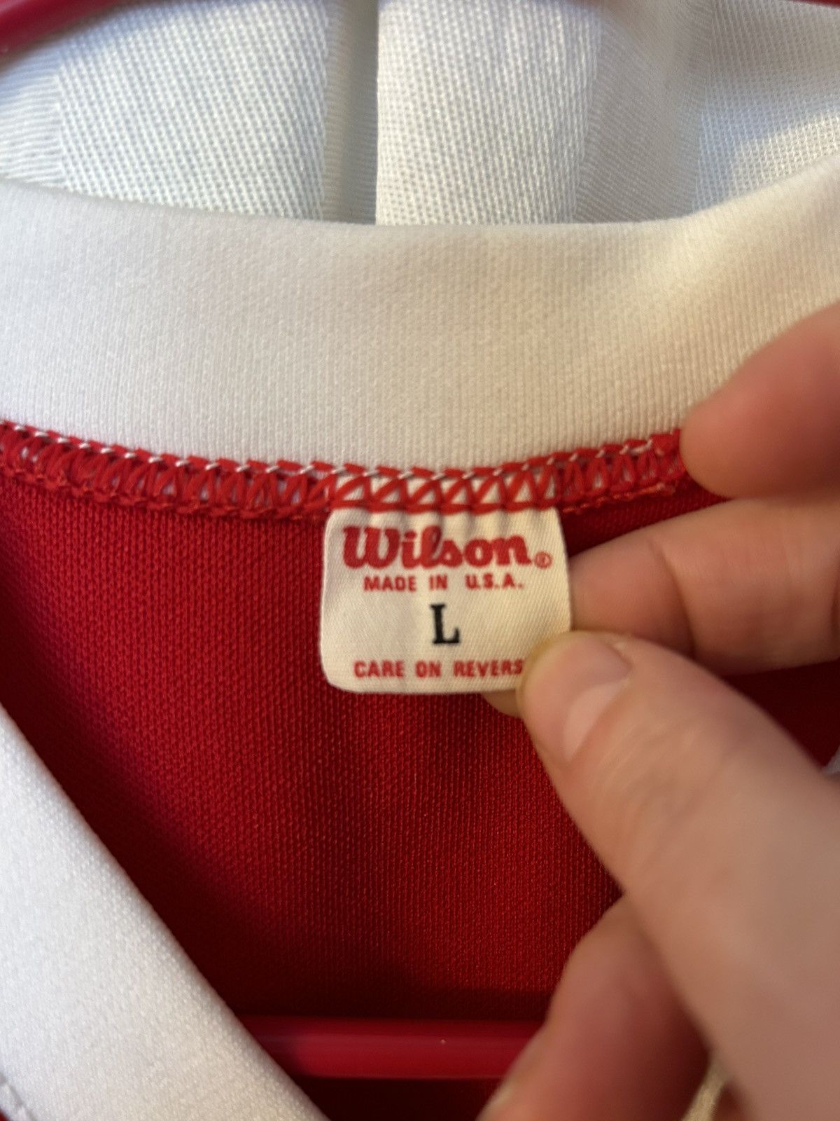 Wilson Shirt: Vintage Wilson chicks baseball jersey vintage lg usa Size L / US 10 / IT 46 - 4 Thumbnail