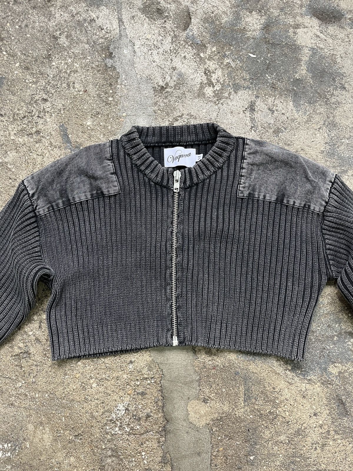 Vaquera Vaquera Black Military Cardigan (unisex) Size US M / EU 48-50 / 2 - 3 Thumbnail