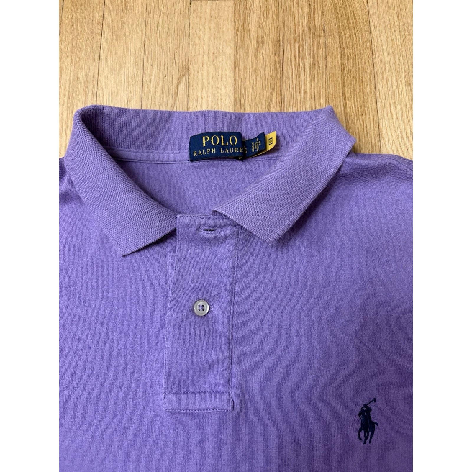 Polo Ralph Lauren Polo Ralph Lauren Purple Men’s Short Sleeve Polo Sz Large Size US L / EU 52-54 / 3 - 4 Thumbnail