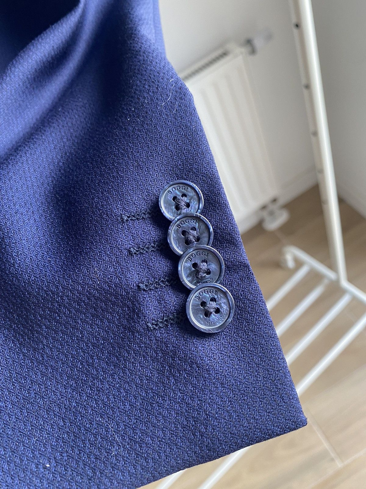 Boggi Boggi 100% Wool Blazer Two Buttons Size 44R - 5 Thumbnail