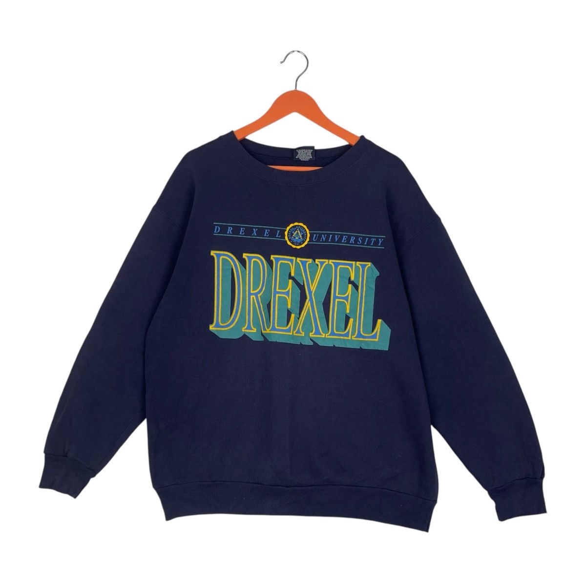Designer × Vintage Vintage Hoodie/sweater DREXEL university Dragons DU ARCH Size US L / EU 52-54 / 3 - 1 Thumbnail
