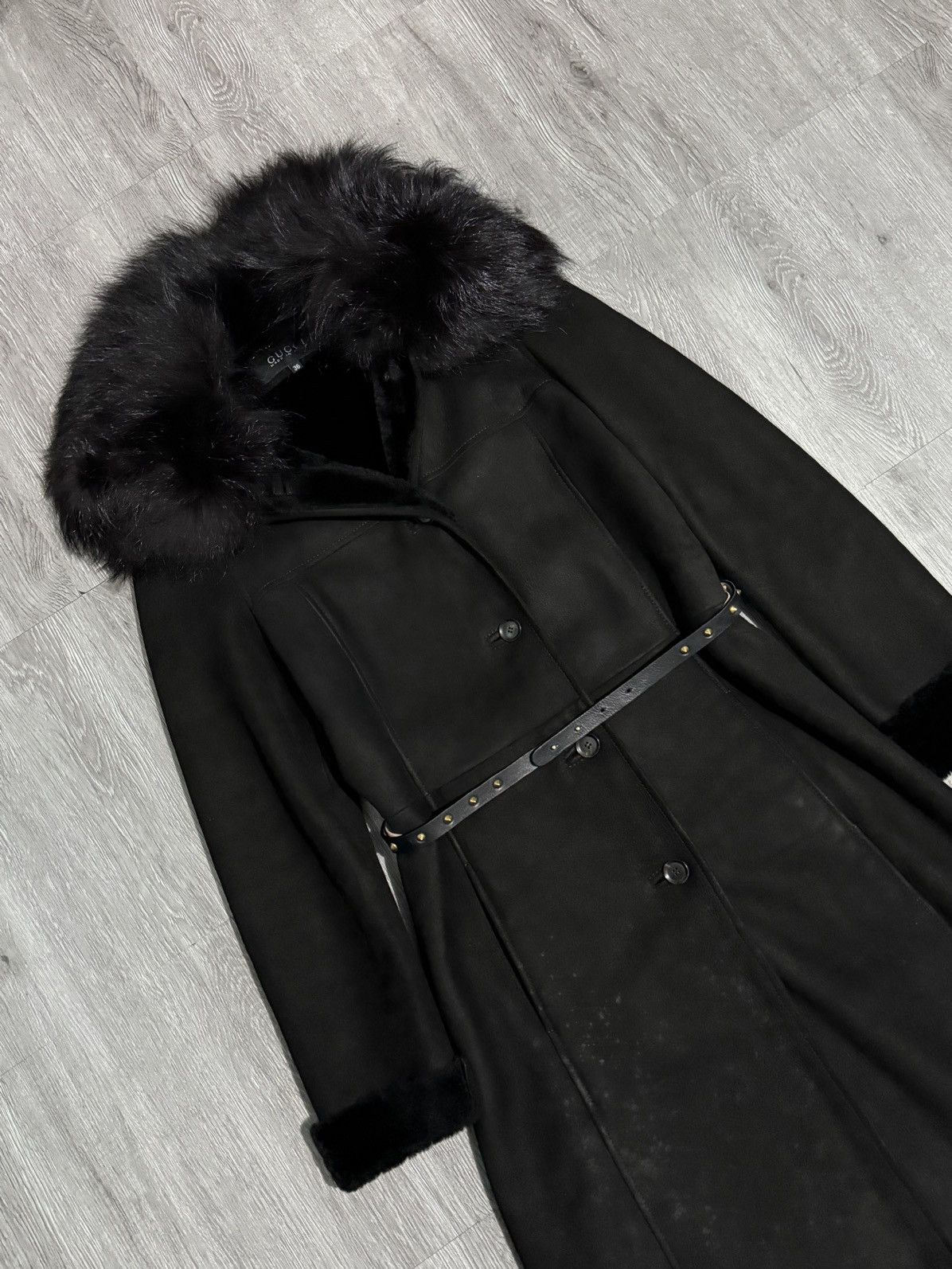 Gucci Gucci - Tom ford - Lambskin Sheepskin Leather Fur Jacket Size XS / US 0-2 / IT 36-38 - 3 Thumbnail