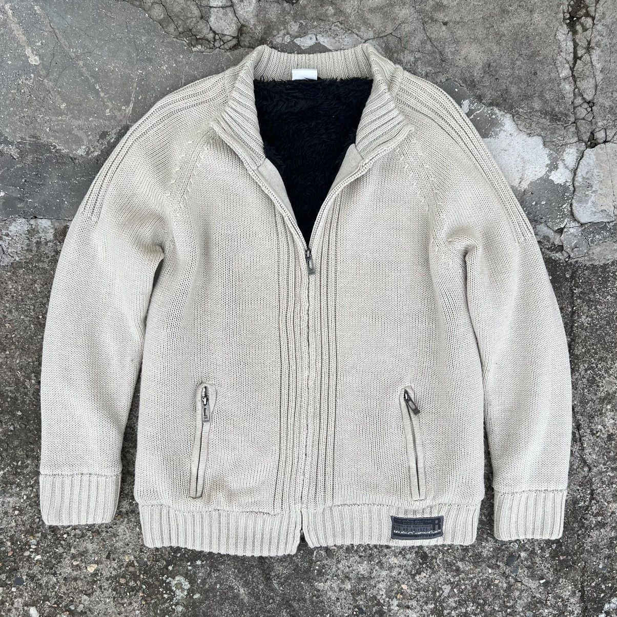 Japanese Brand × Vintage Vintage if six was nine fur Zip Knit Sweater Y2K M Size US XL / EU 56 / 4 - 1 Thumbnail