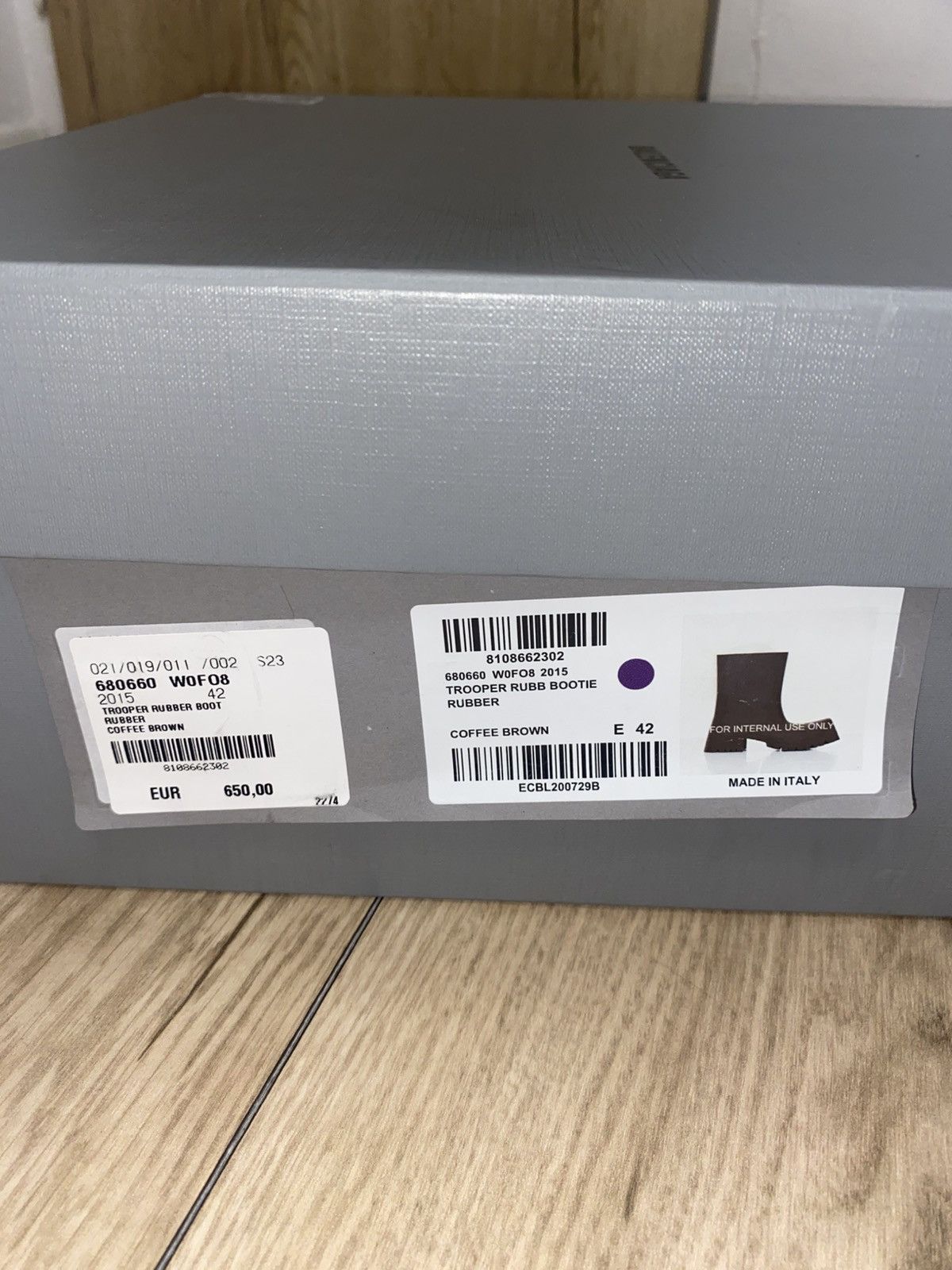 Balenciaga balenciaga trooper rubber boots brown Size US 9.5 / EU 42-43 - 7 Thumbnail