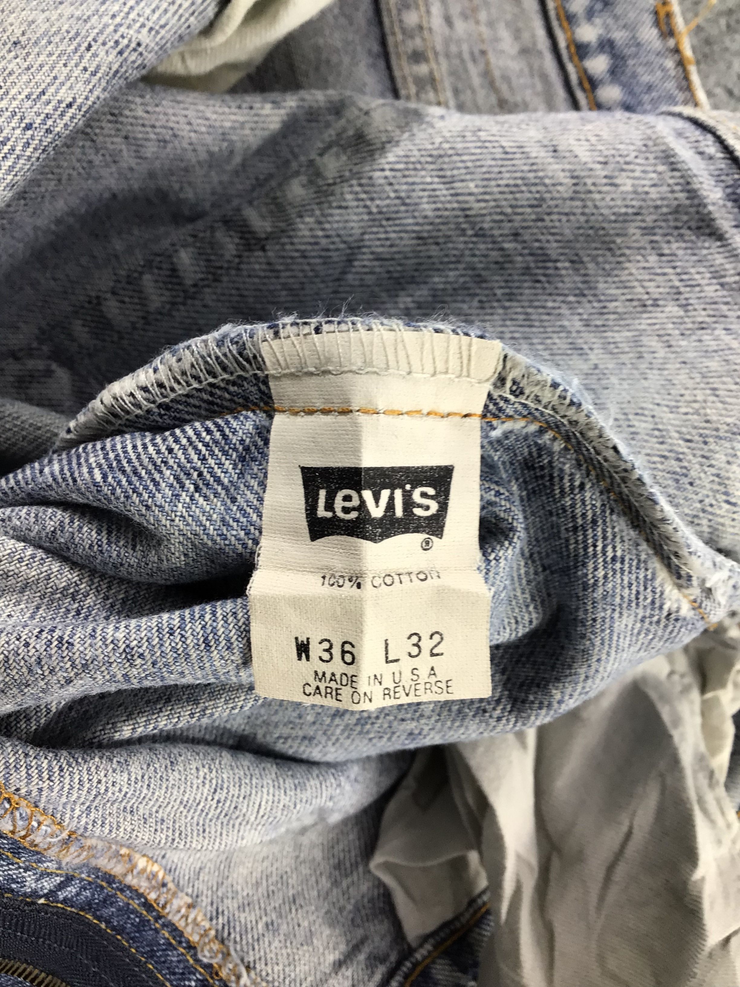 Levi's Vintage 90s Levis 505 Jeans -J822 Size US 35 - 10 Thumbnail
