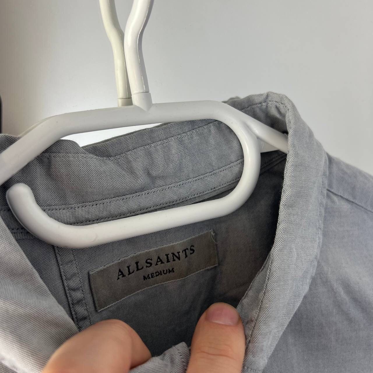 Allsaints Shirt Allsaints Button Up Y2k Luxury Mini Logo Size US M / EU 48-50 / 2 - 4 Thumbnail