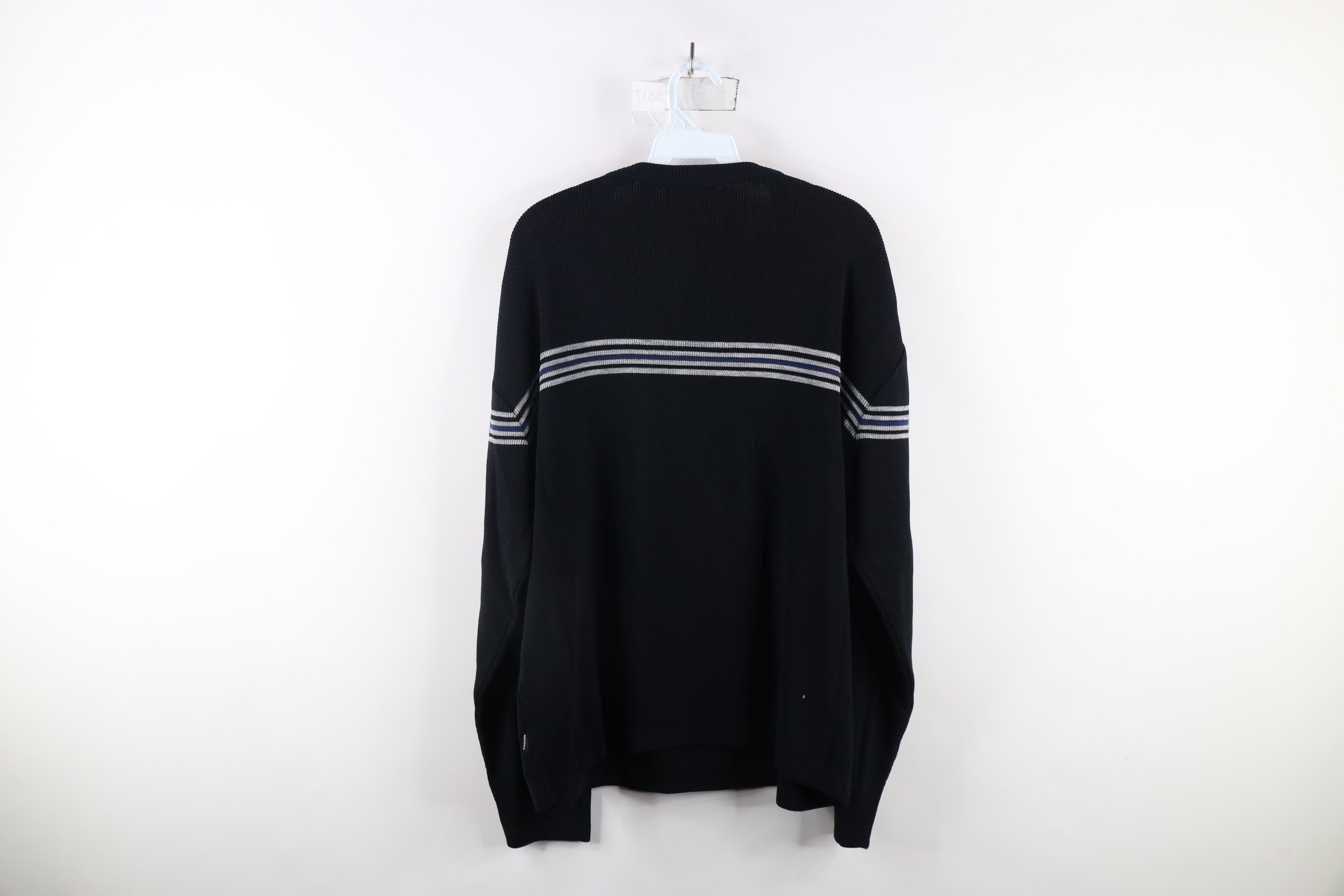 Gotcha × Vintage Vintage 90s Gotcha Surfing Knit Crewneck Sweater Black Size US L / EU 52-54 / 3 - 8 Thumbnail