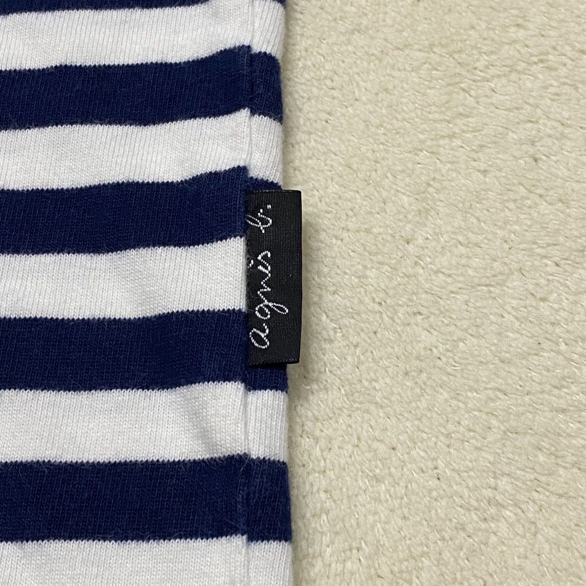Designer × agnes b. AGNES. B Striped Long Sleeve T-shirt Size S / US 4 / IT 40 - 6 Thumbnail