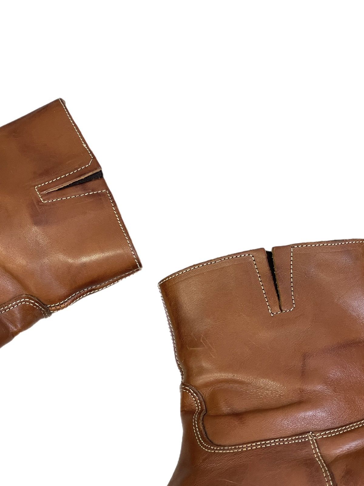 Other Western brown leather japanese opium boots avant garde y2k Size US 10 / EU 43 - 6 Thumbnail