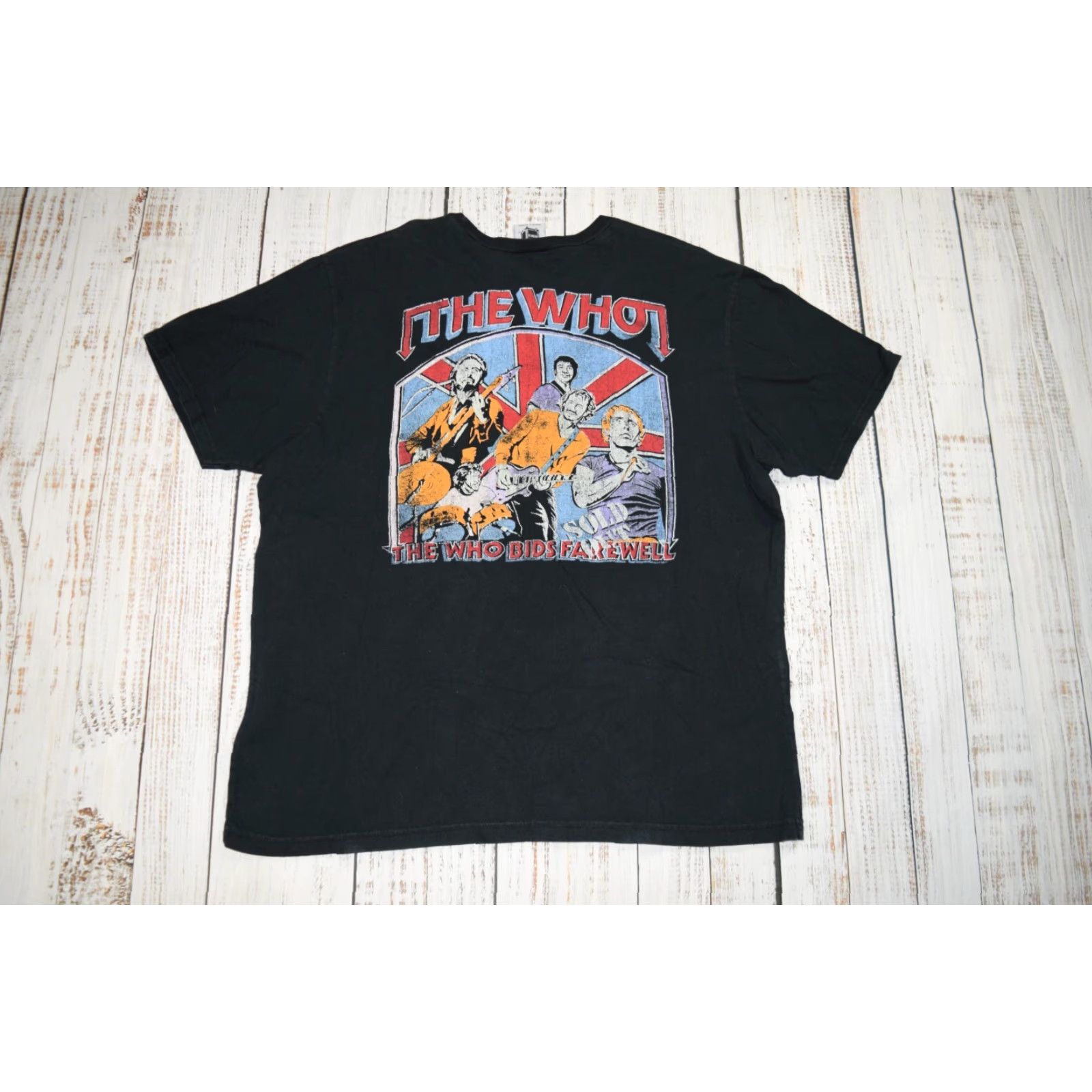 Bravado VINTAGE THE WHO Farewell Tour T-Shirt 2005 Graphic Tee Black XL Mens Size US XL / EU 56 / 4 - 6 Thumbnail