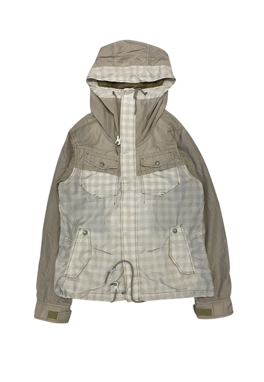 Marithe + Francois Girbaud Marithe Francois Girbaud Anorak 2 tone check Light Jacket Size US M / EU 48-50 / 2 - 1 Thumbnail